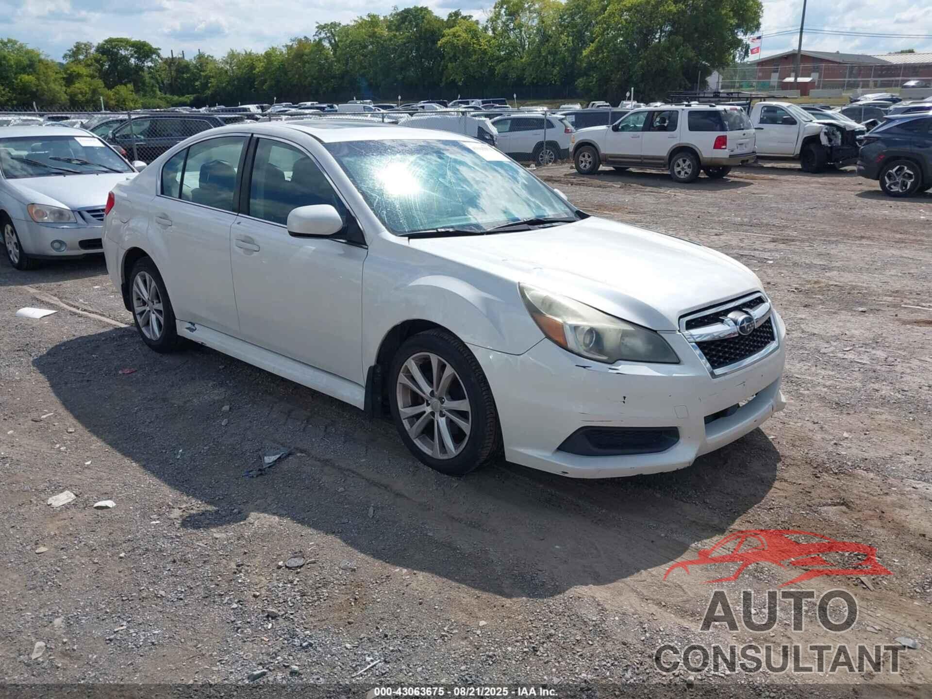 SUBARU LEGACY 2013 - 4S3BMCG67D3032828