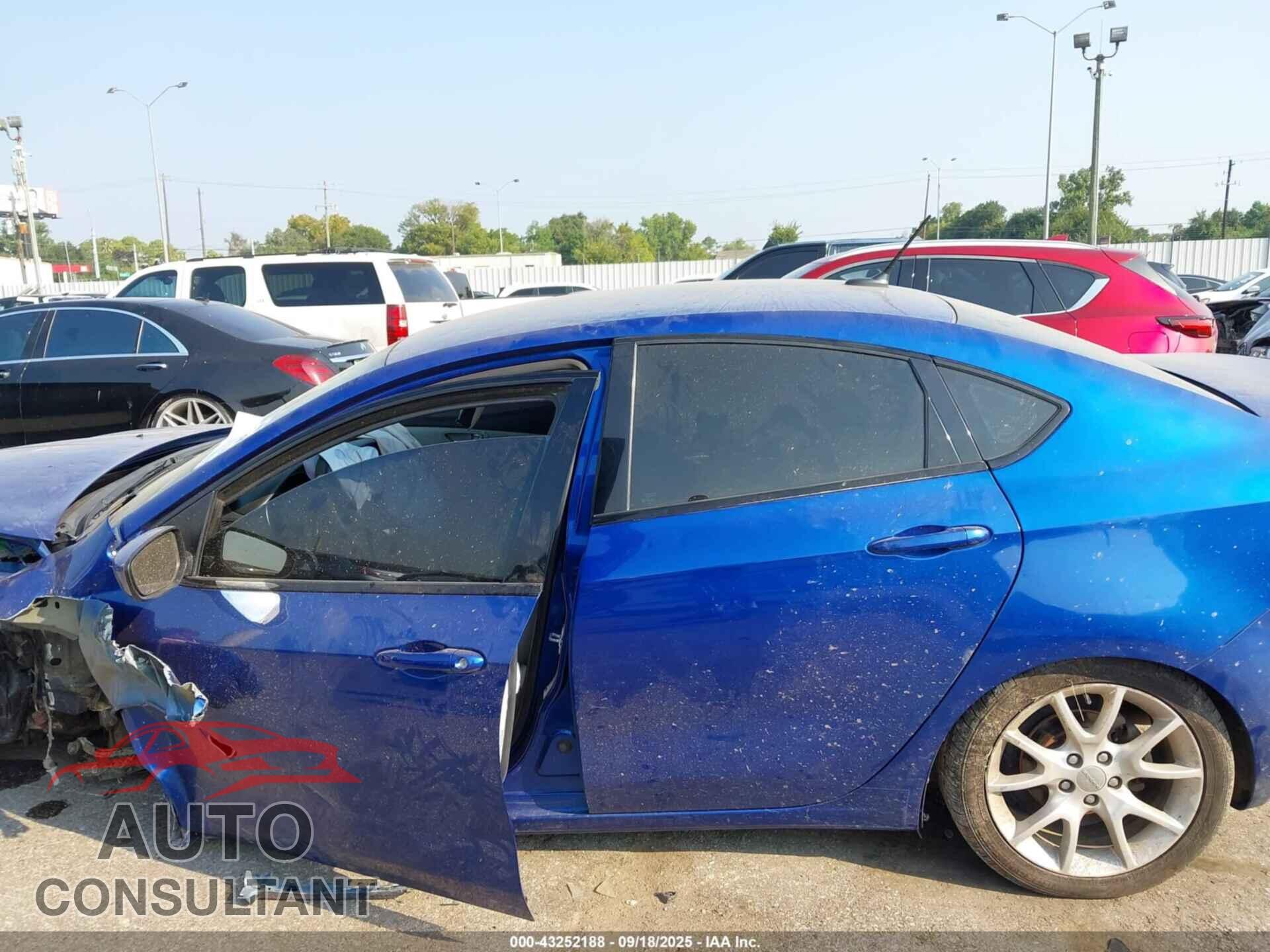 DODGE DART 2013 - 1C3CDFBA3DD157809