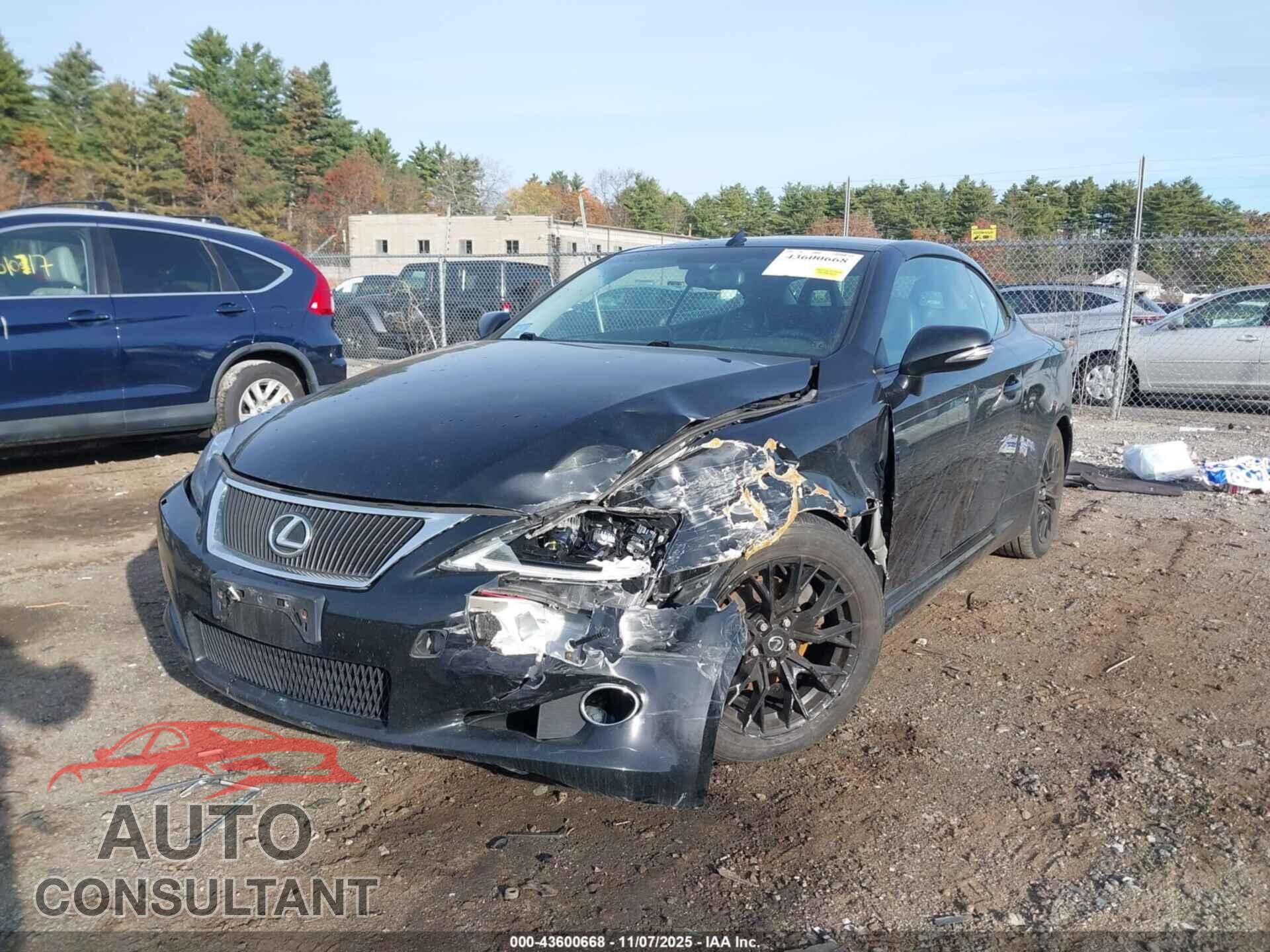 LEXUS IS 250C 2010 - JTHFF2C29A2509574