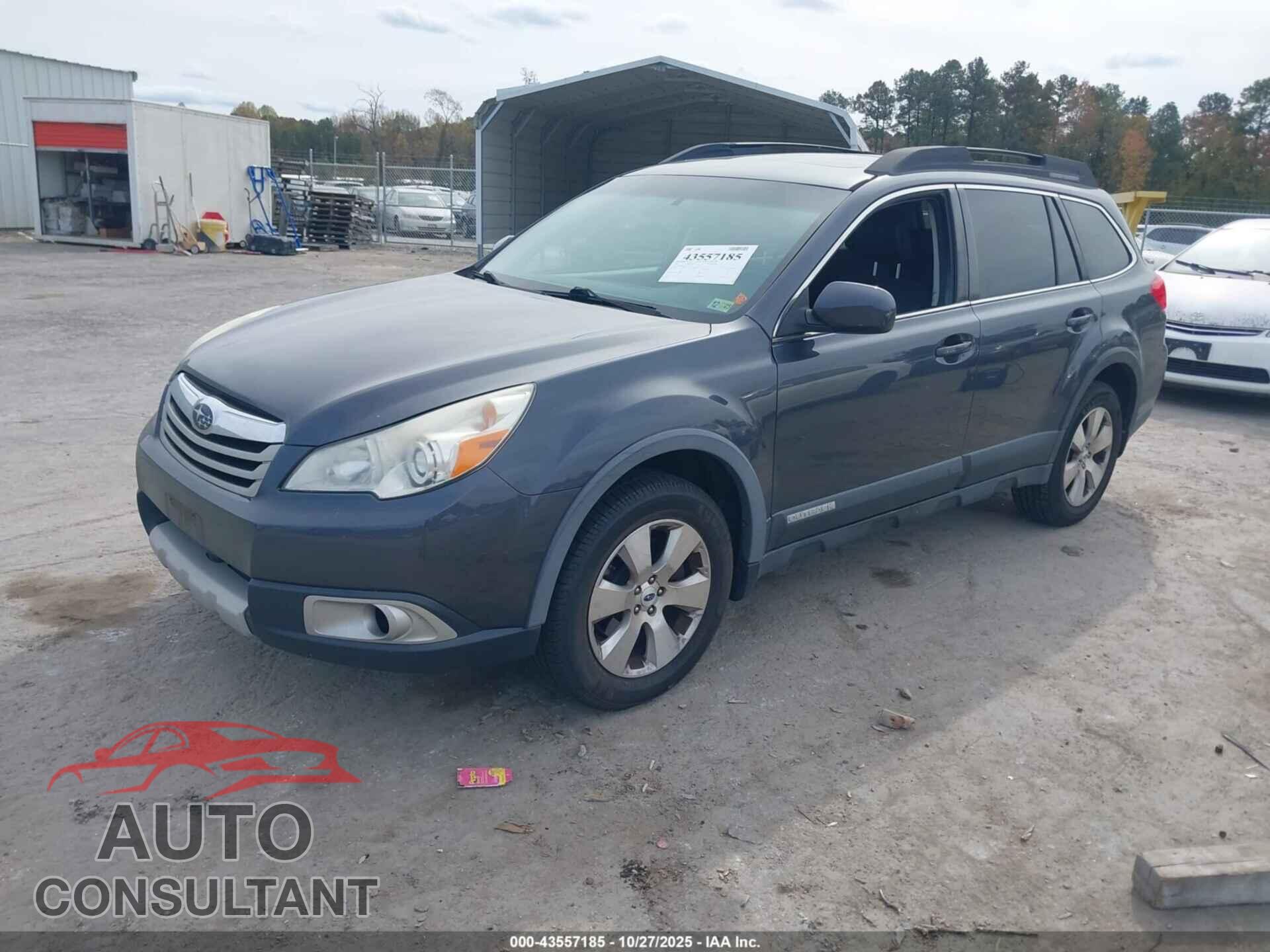 SUBARU OUTBACK 2012 - 4S4BRDKC2C2276875