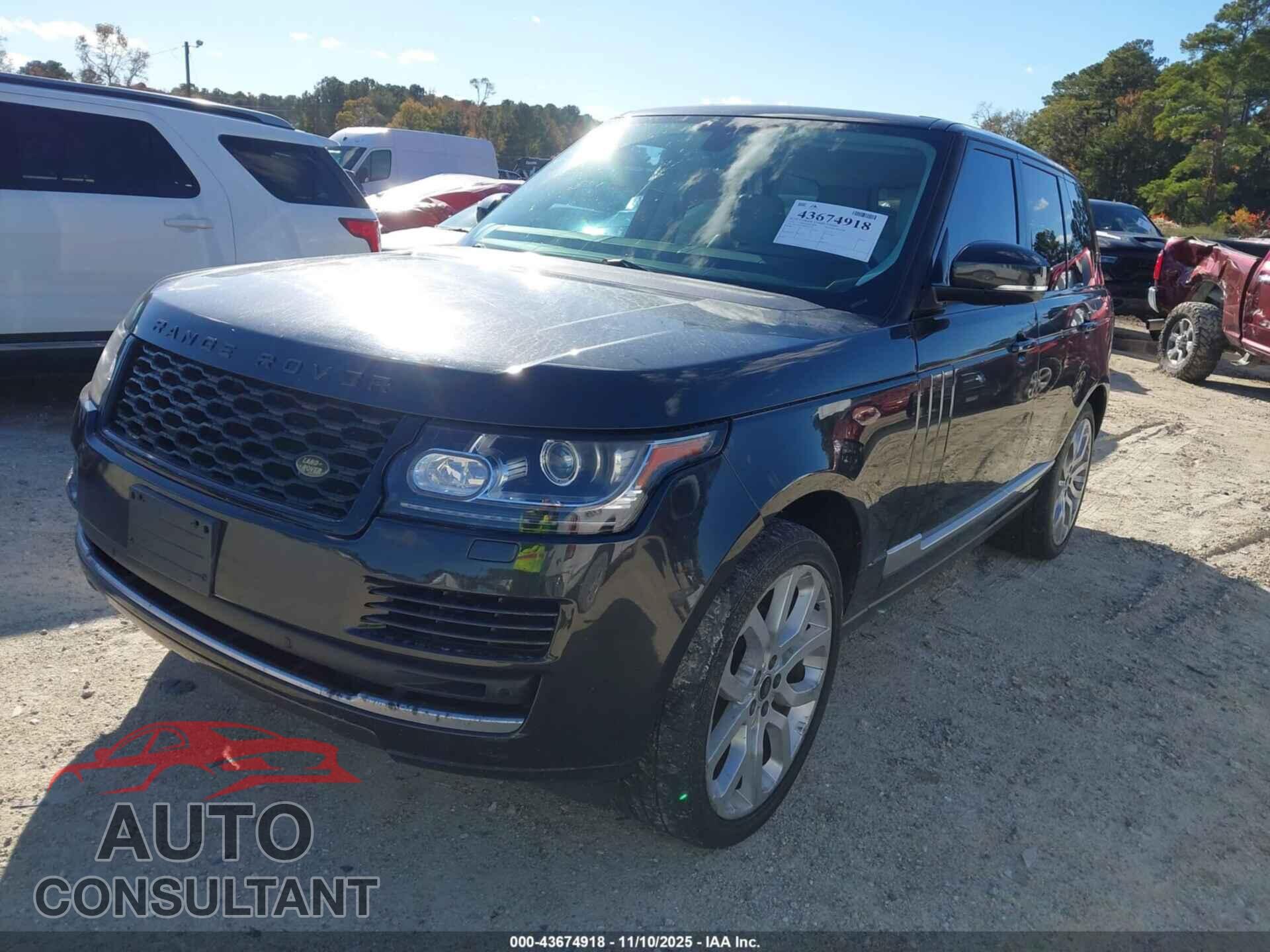 LAND ROVER RANGE ROVER 2015 - SALGS2VFXFA233137