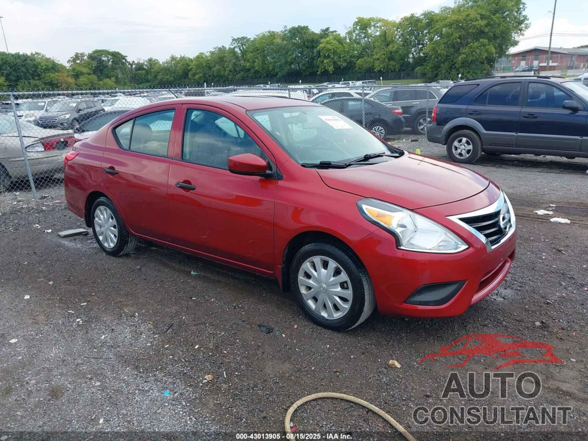 NISSAN VERSA 2016 - 3N1CN7AP5GL918040