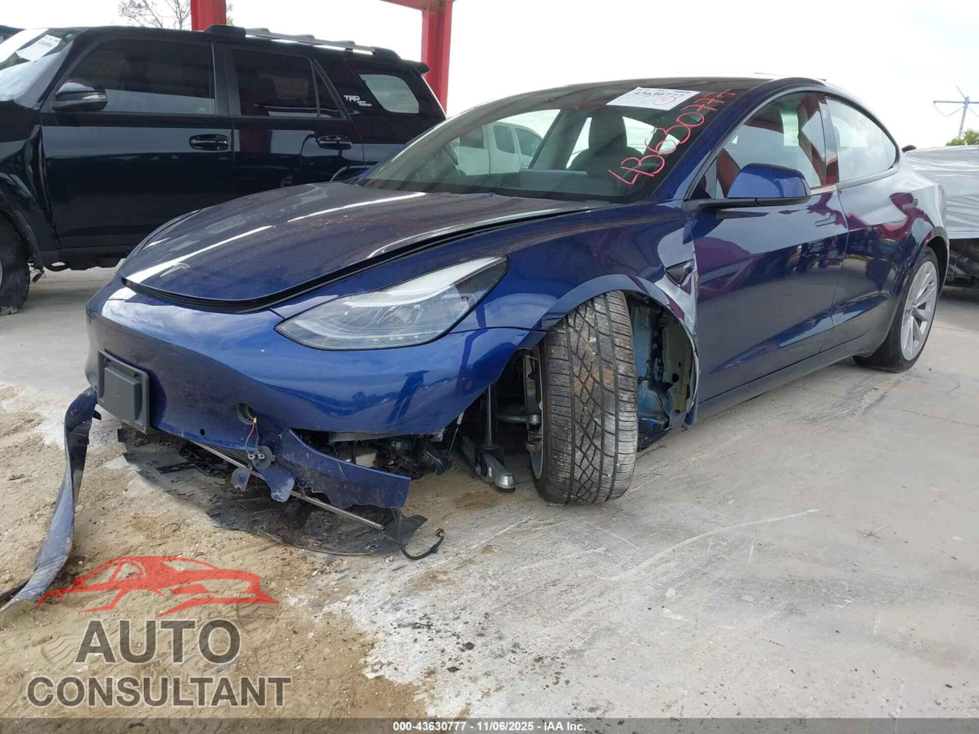 TESLA MODEL 3 2022 - 5YJ3E1EA7NF190832