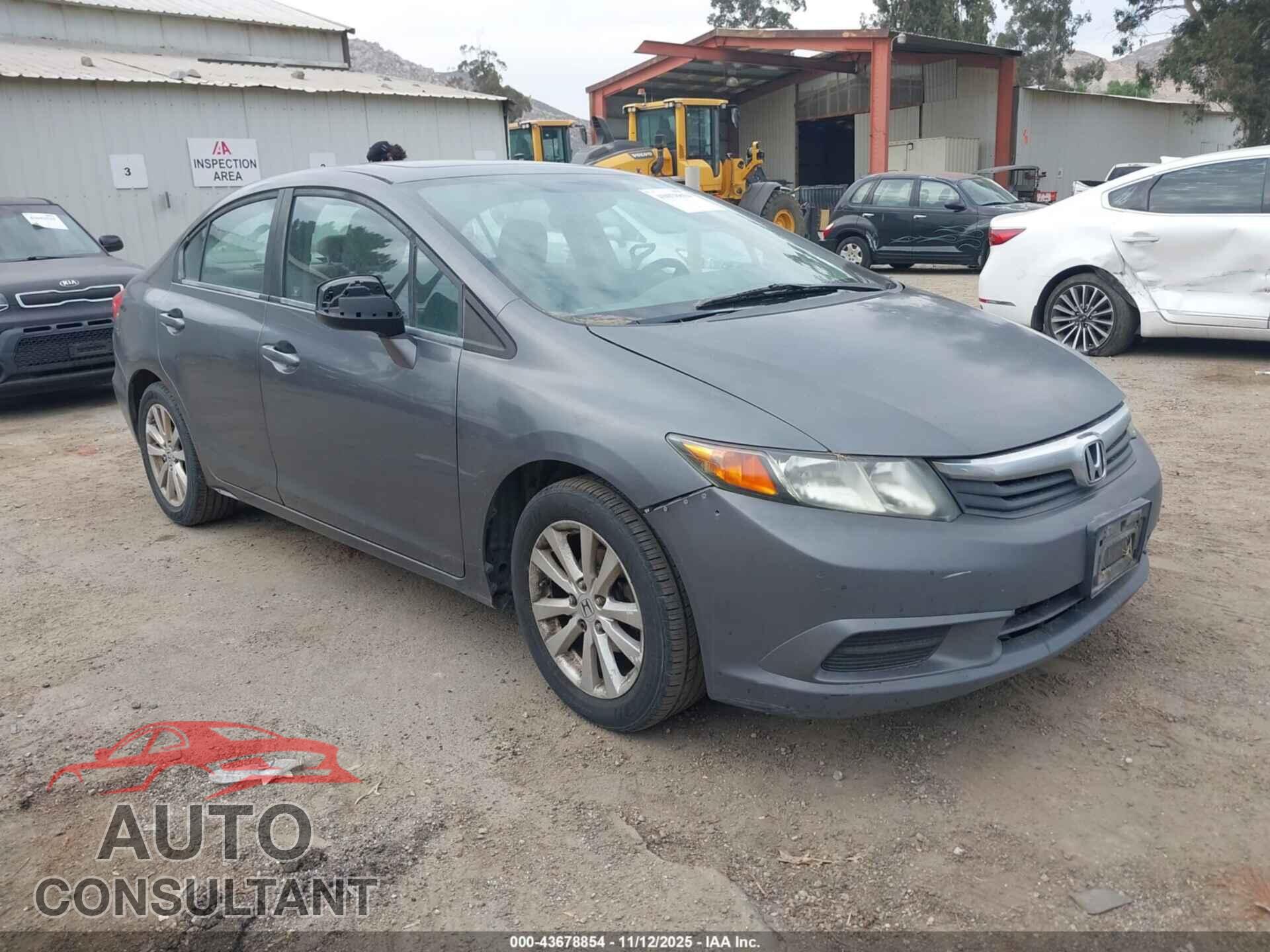 HONDA CIVIC 2012 - 19XFB2F81CE312918