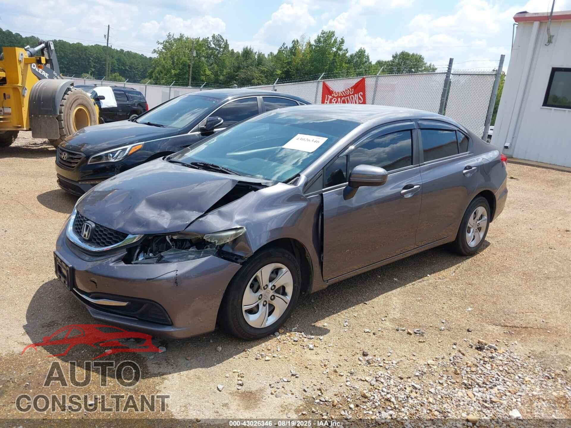 HONDA CIVIC 2015 - 19XFB2F55FE284454