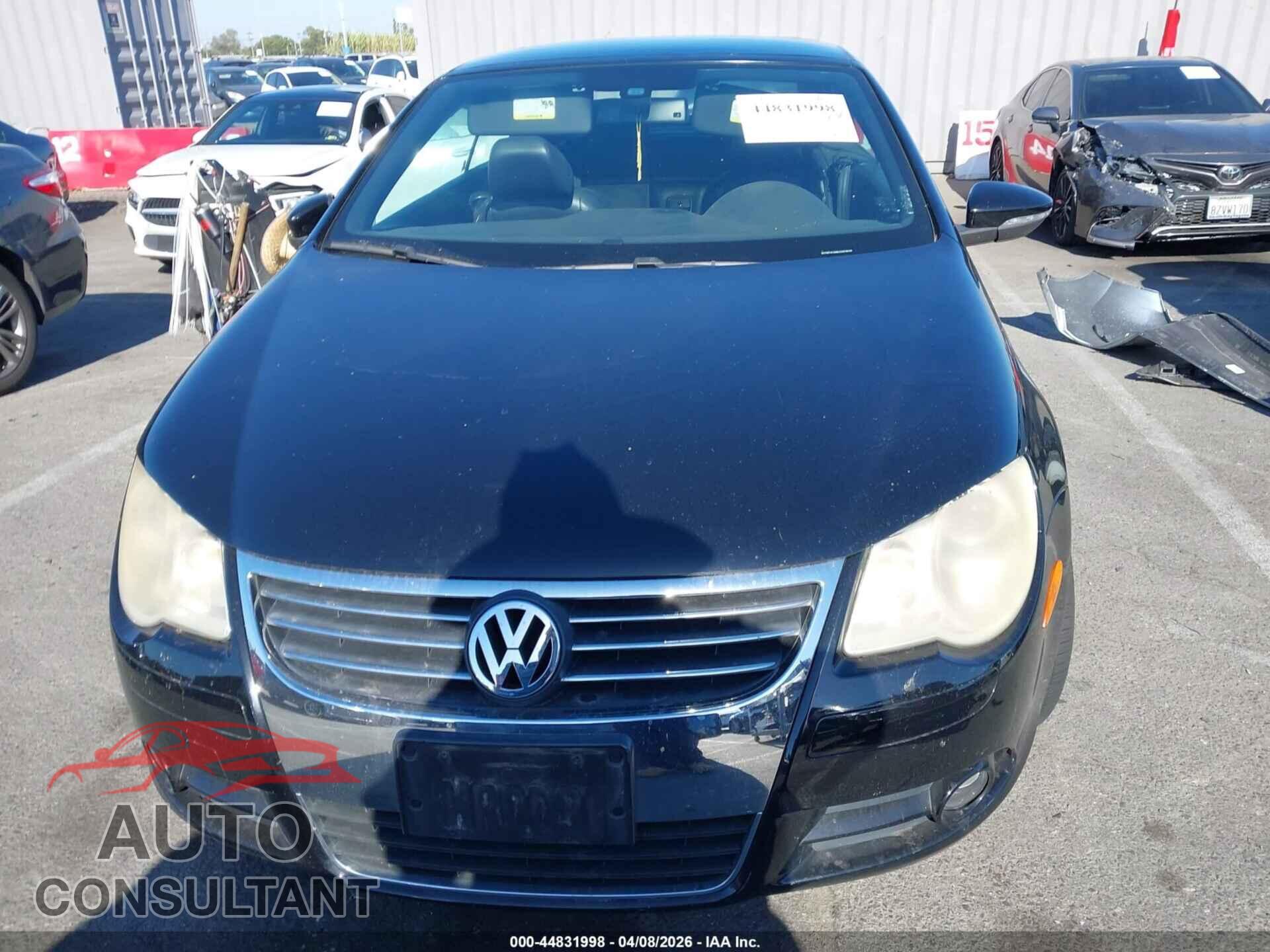 VOLKSWAGEN EOS 2010 - WVWFA7AH2AV016225