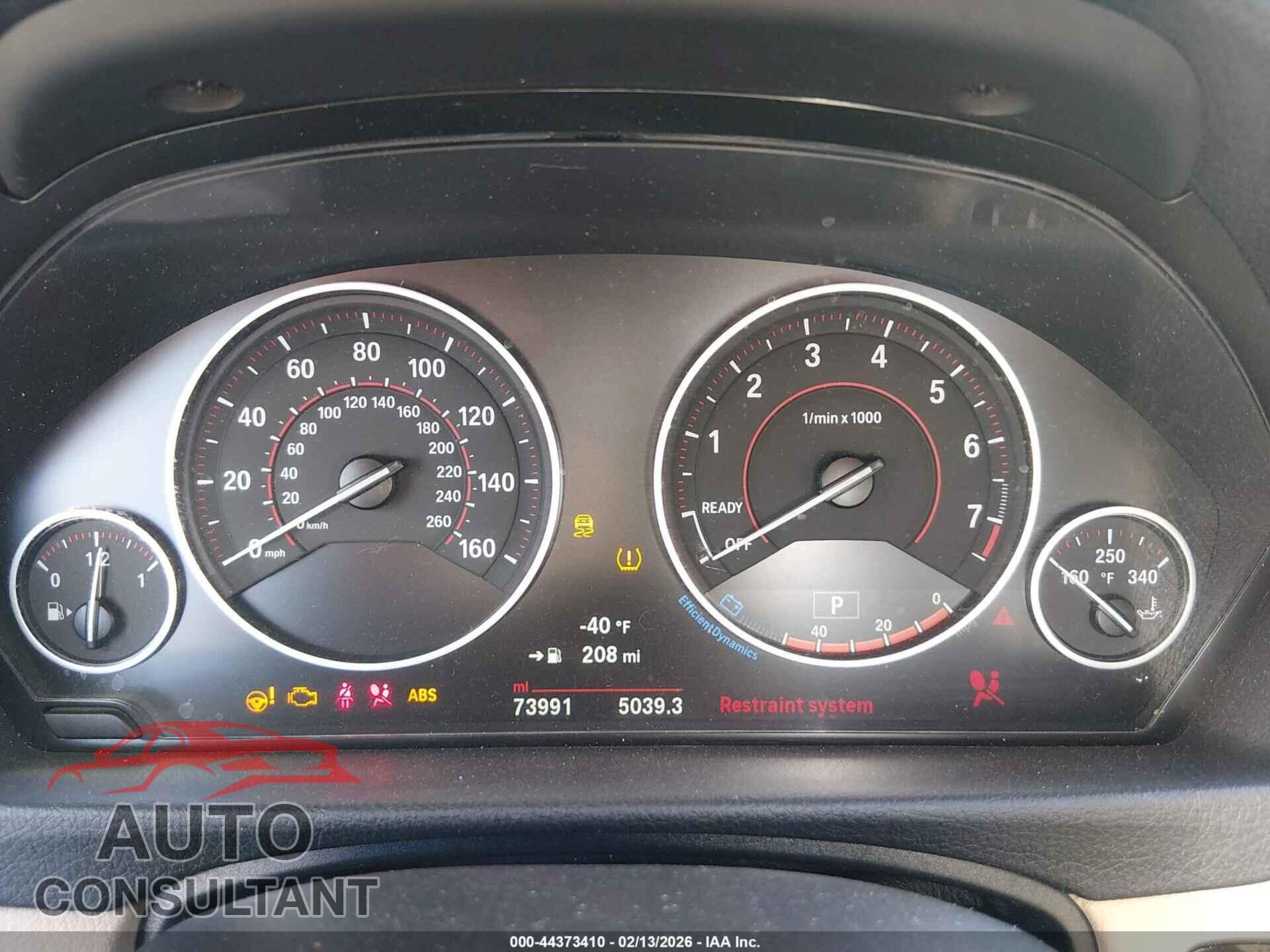 BMW 328I 2016 - WBA8E3G53GNU01401