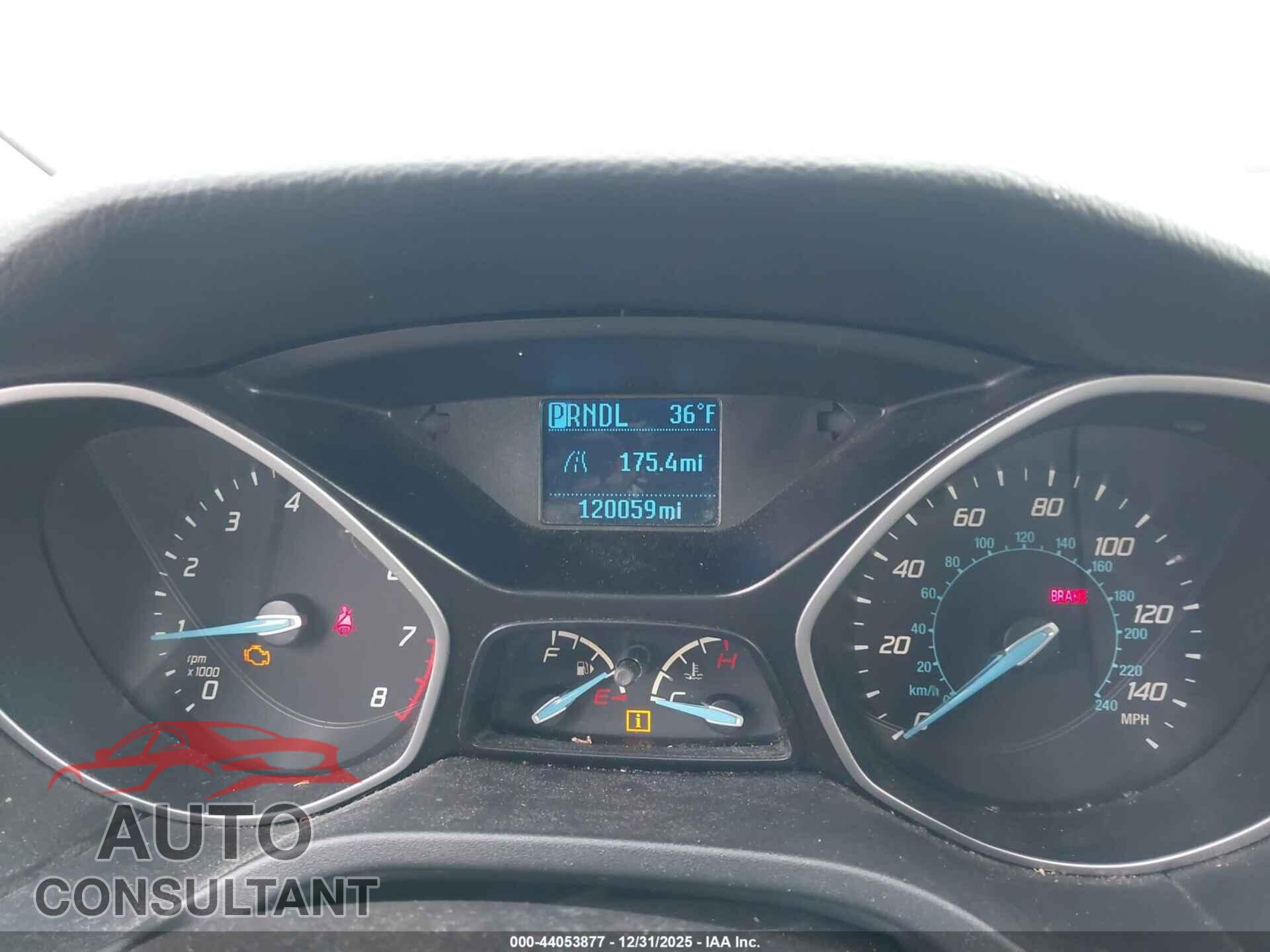 FORD FOCUS 2013 - 1FADP3E22DL349843