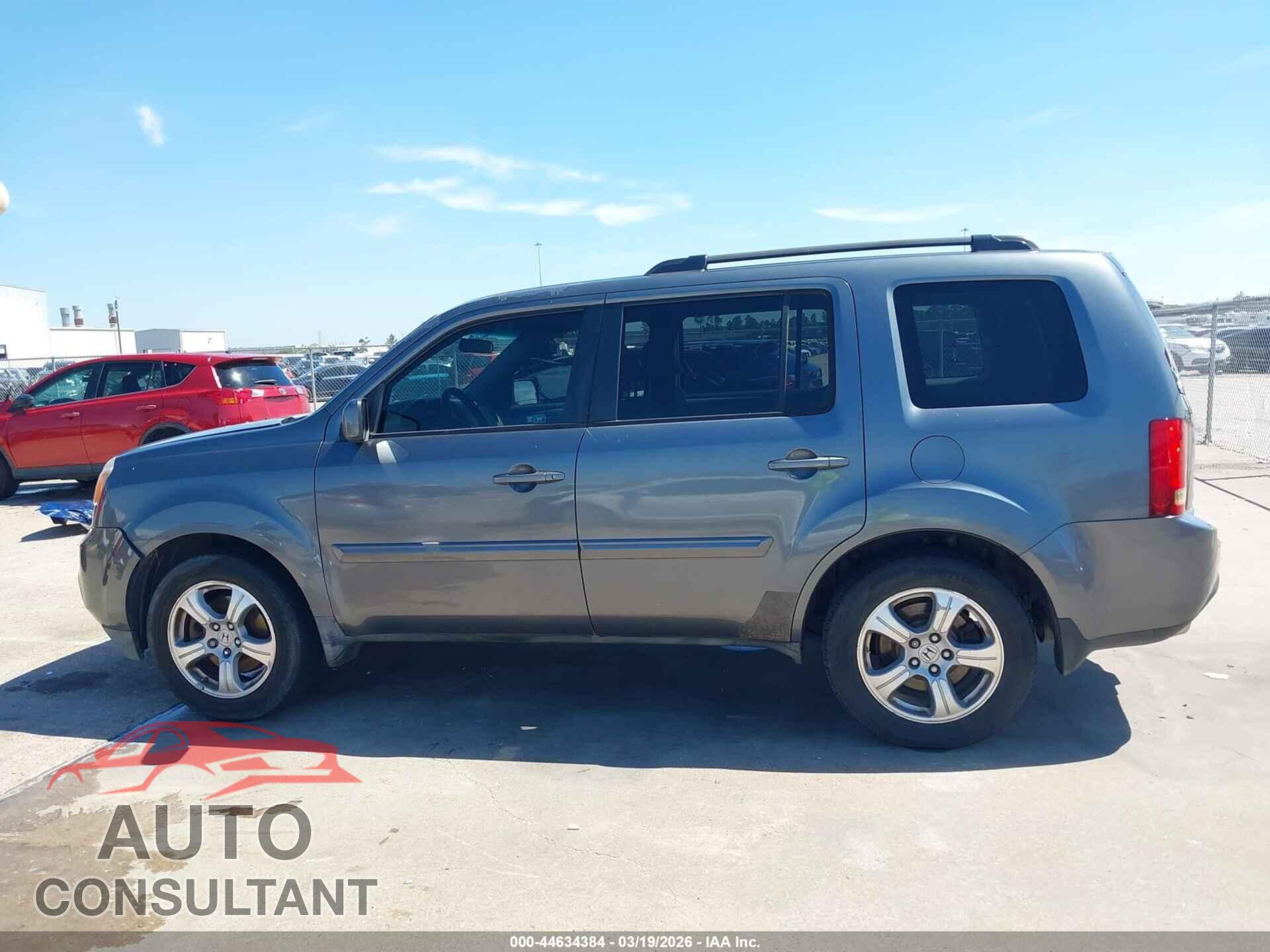 HONDA PILOT 2012 - 5FNYF3H46CB010306