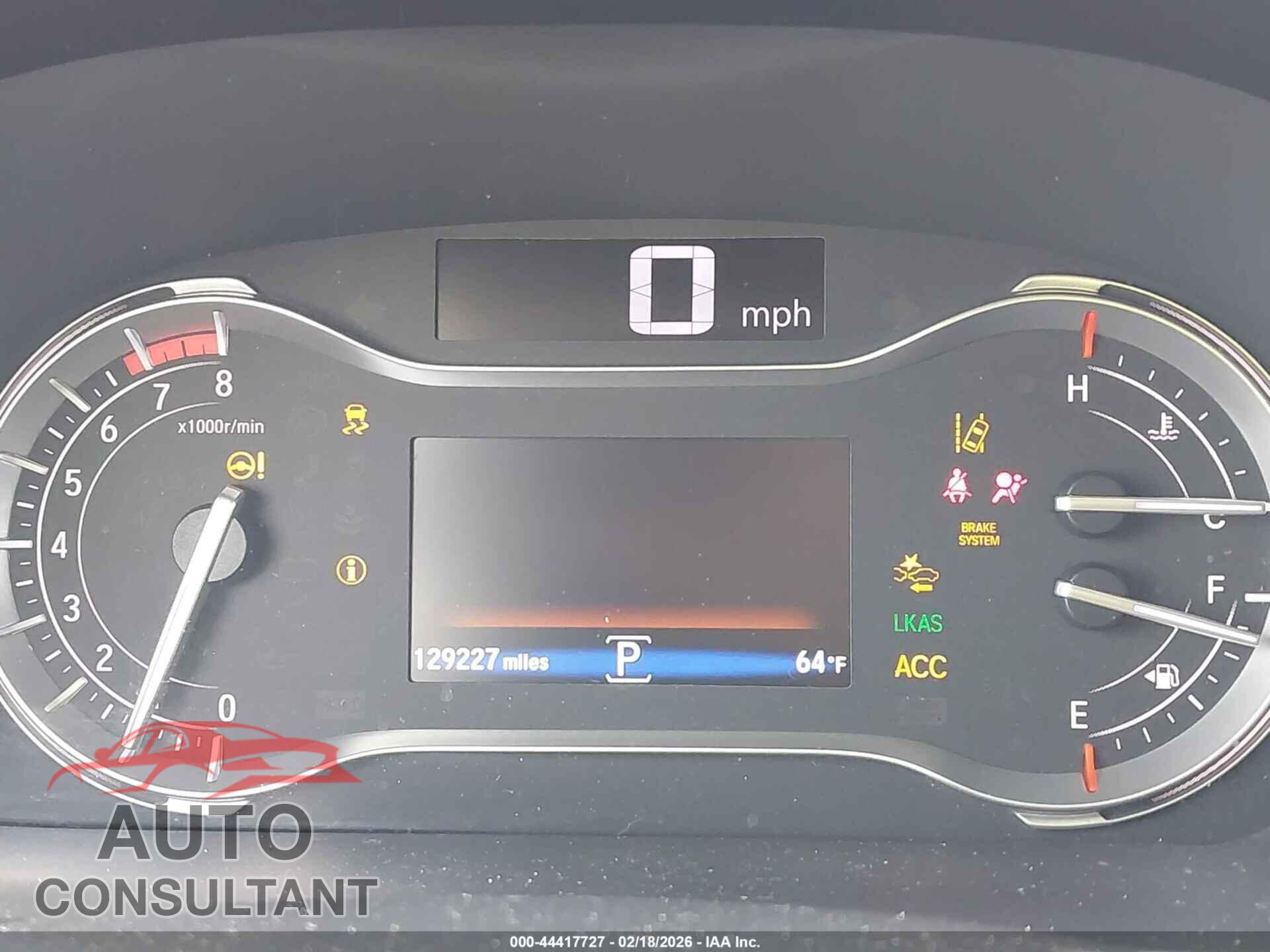 HONDA PILOT 2017 - 5FNYF6H02HB007182