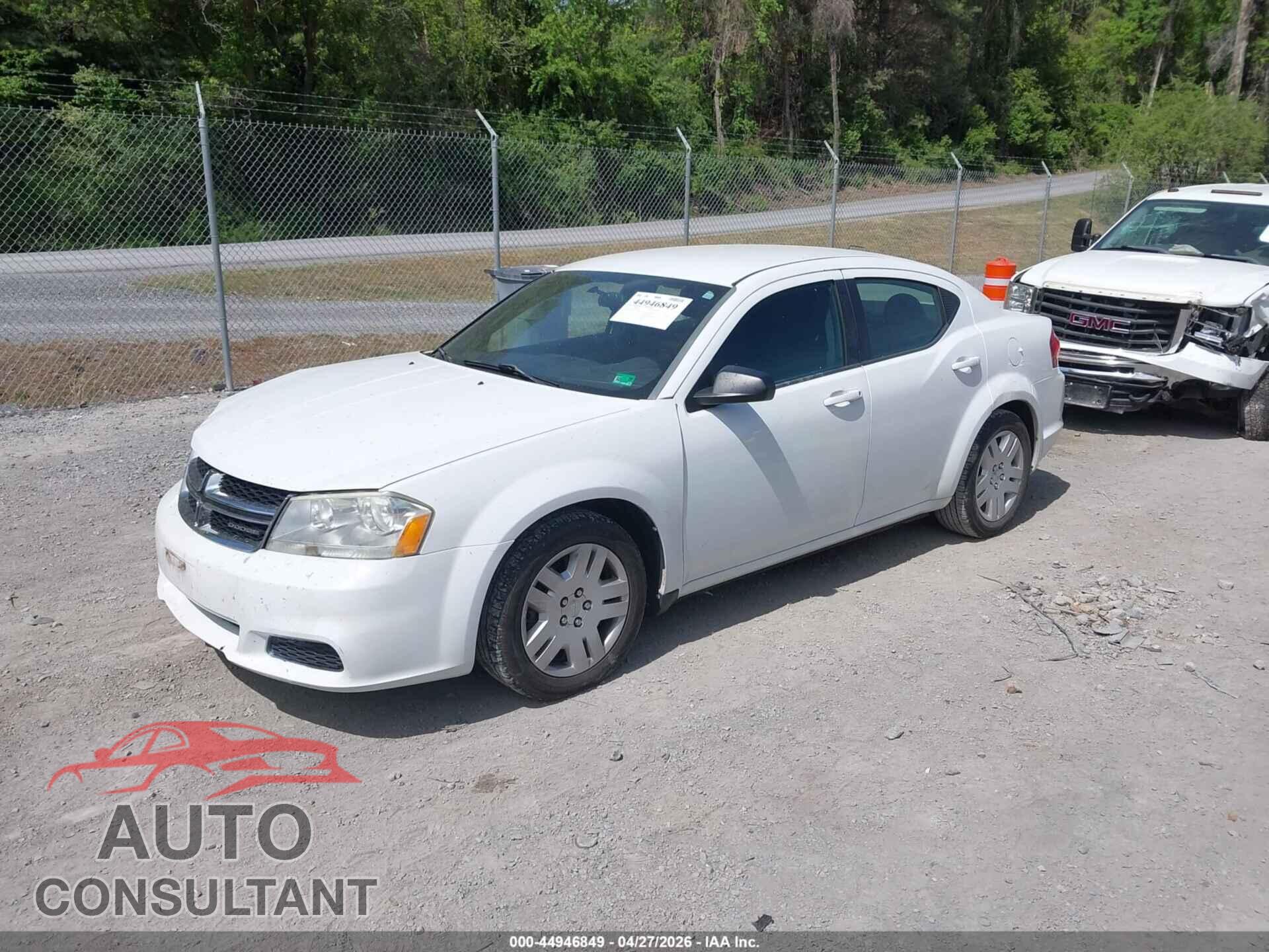 DODGE AVENGER 2011 - 1B3BD4FB9BN588372