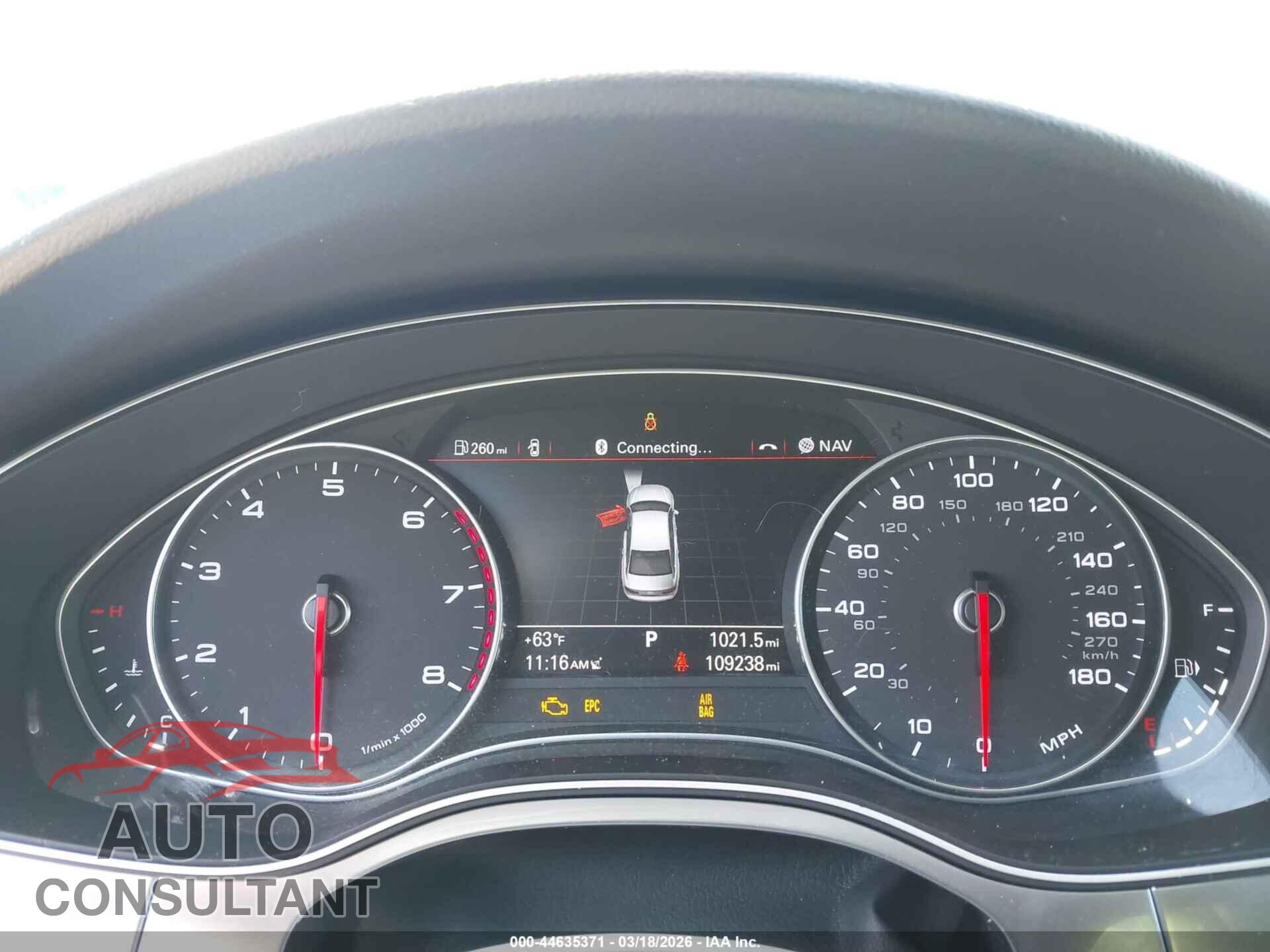 AUDI A6 2013 - WAUDFAFC8DN156039