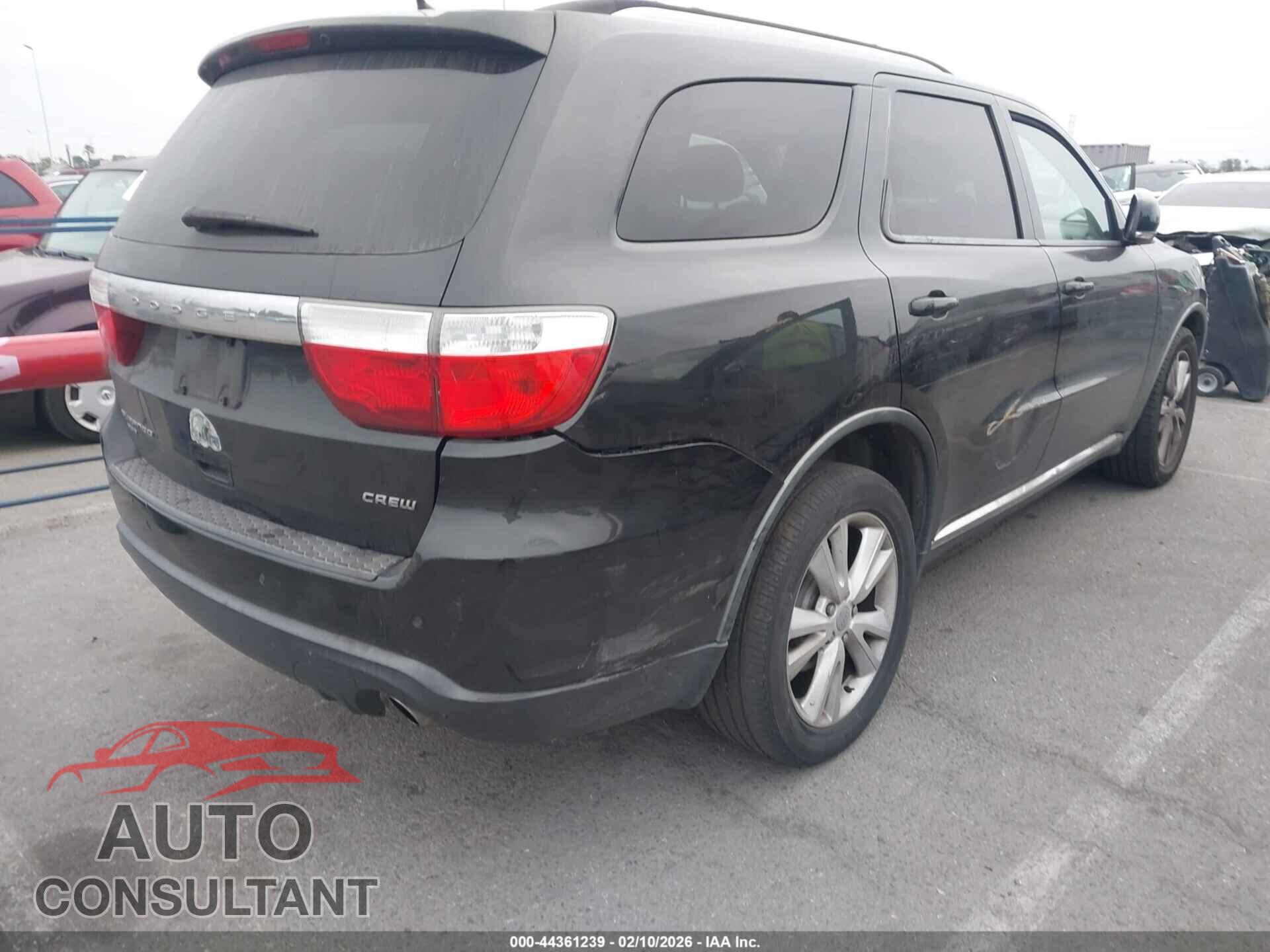 DODGE DURANGO 2012 - 1C4RDJDGXCC277010