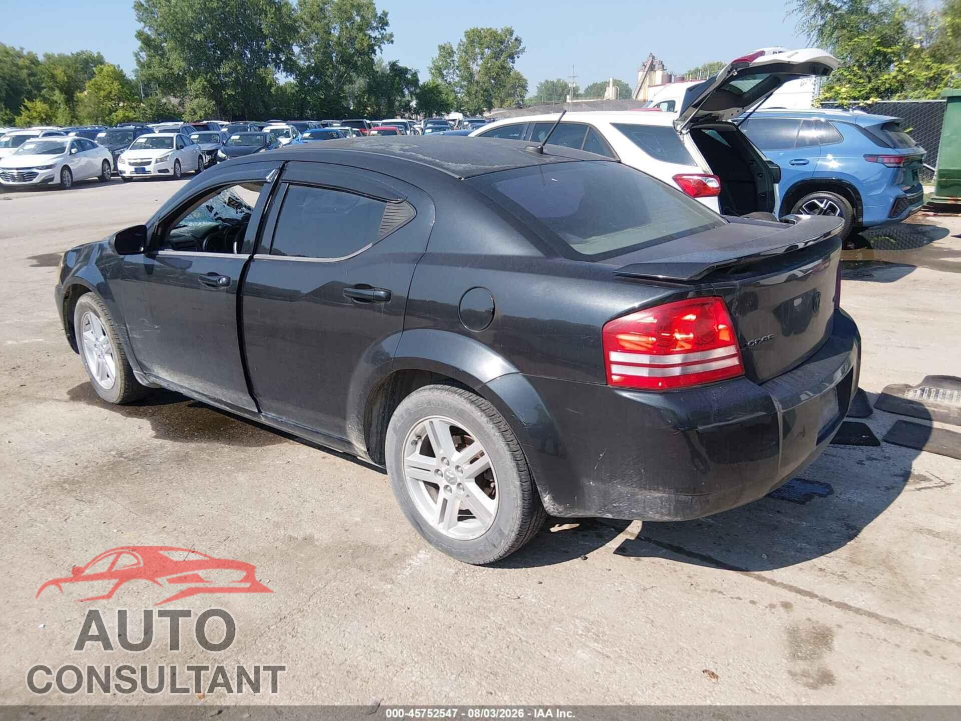 DODGE AVENGER 2010 - 1B3CC5FB4AN184097