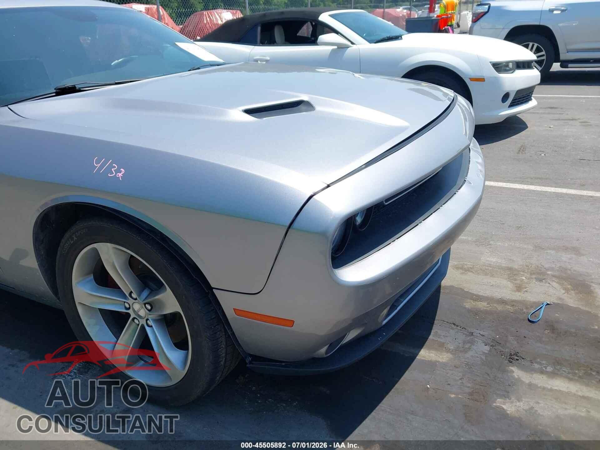 DODGE CHALLENGER 2016 - 2C3CDZAG9GH166237