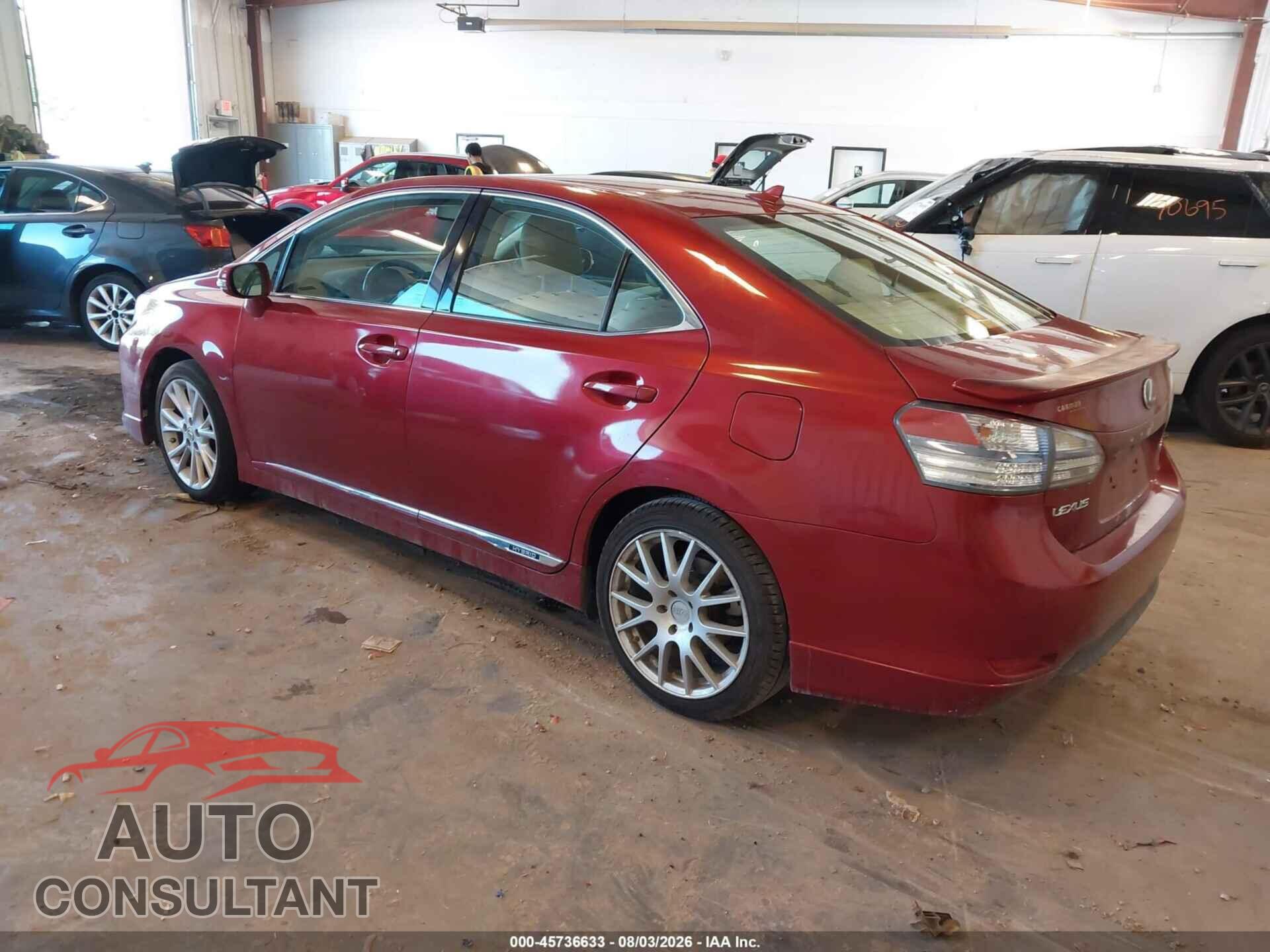 LEXUS HS 250H 2010 - JTHBB1BAXA2010232