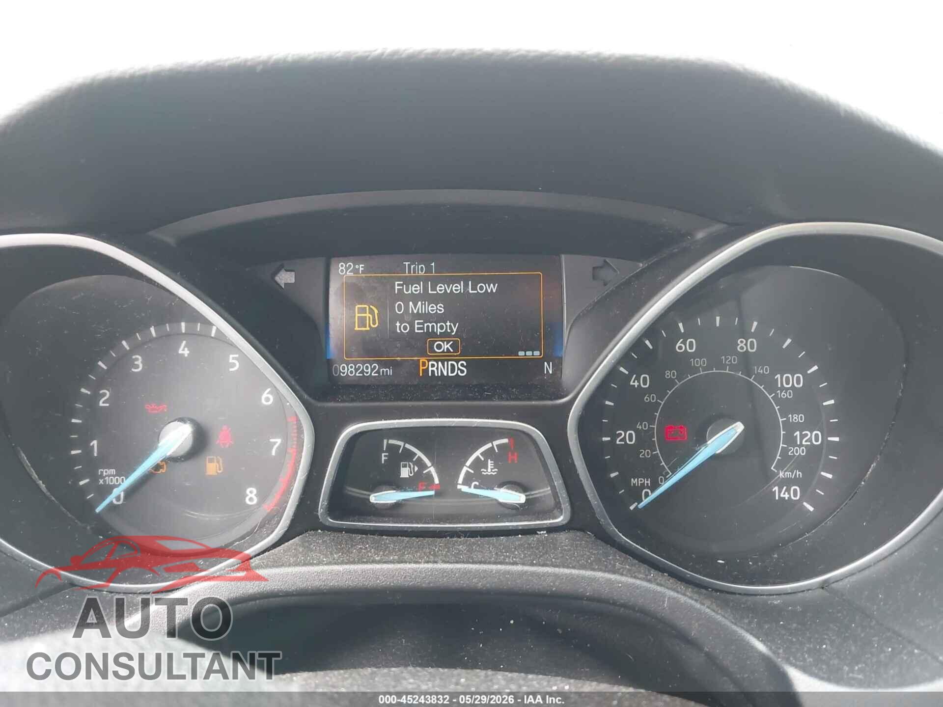 FORD FOCUS 2018 - 1FADP3H24JL242560