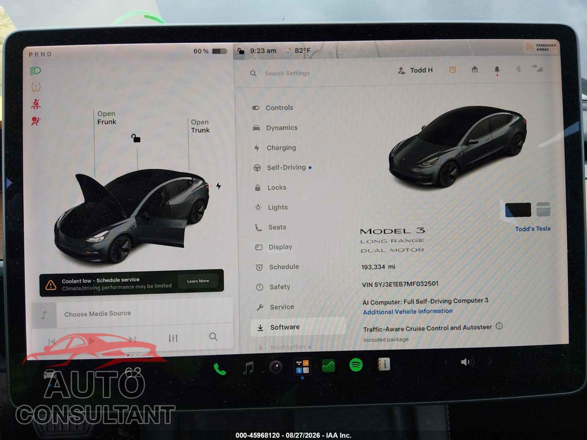 TESLA MODEL 3 2021 - 5YJ3E1EB7MF032501
