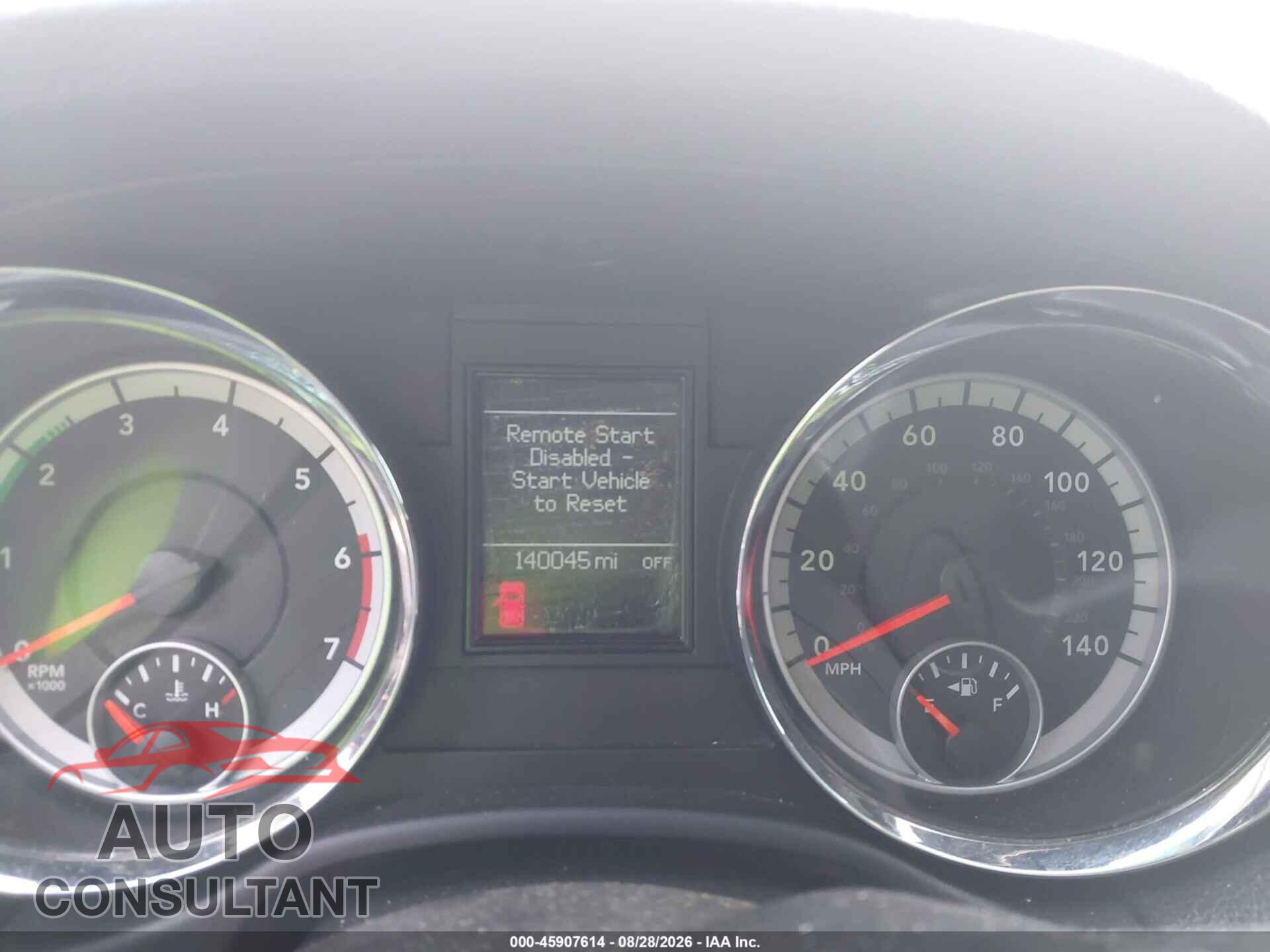 DODGE DURANGO 2012 - 1C4SDHET2CC301273