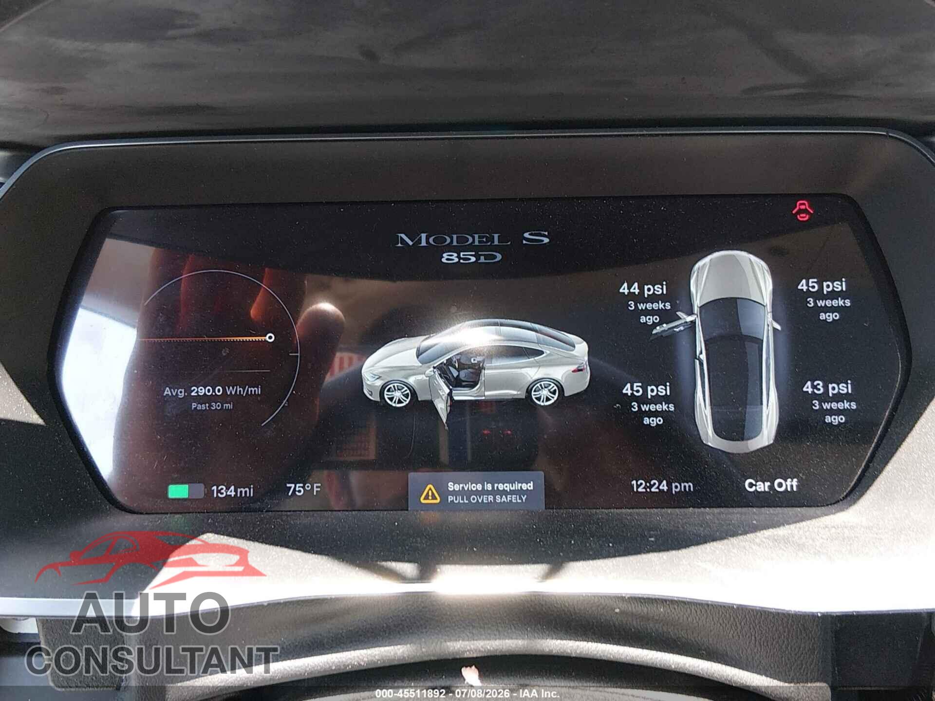 TESLA MODEL S 2015 - 5YJSA1H23FF089204