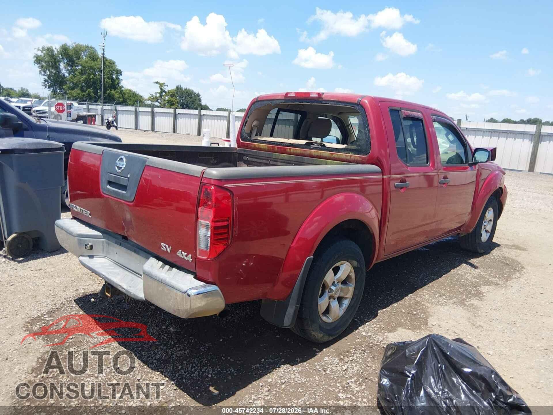 NISSAN FRONTIER 2012 - 1N6AD0EVXCC483963