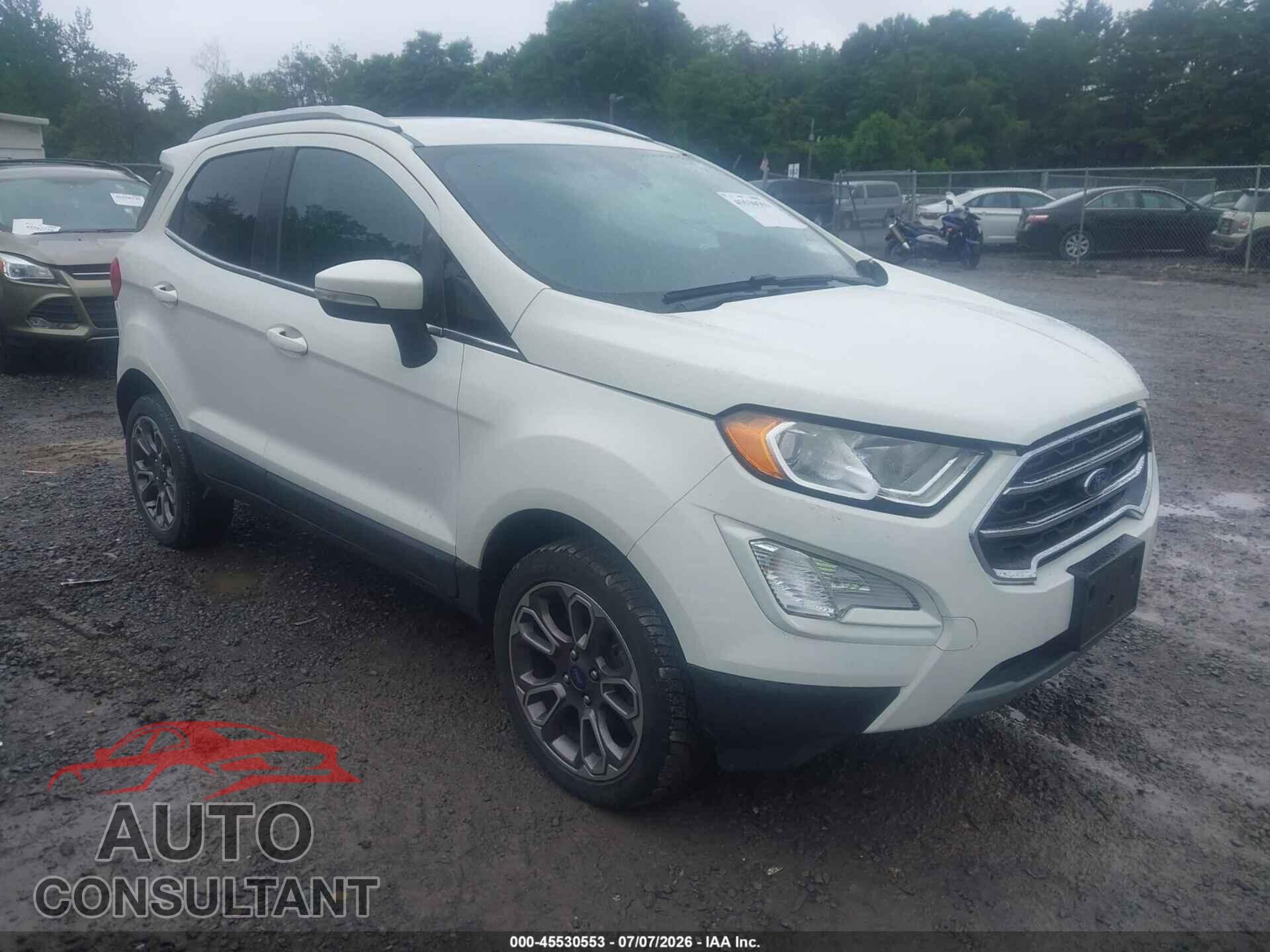 FORD ECOSPORT 2019 - MAJ6S3KL7KC261422