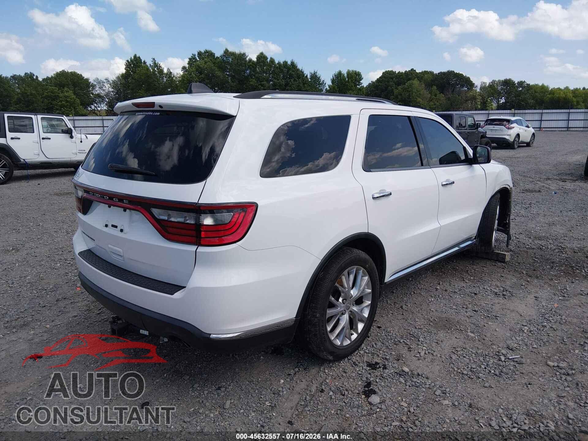DODGE DURANGO 2016 - 1C4RDHAG3GC483353