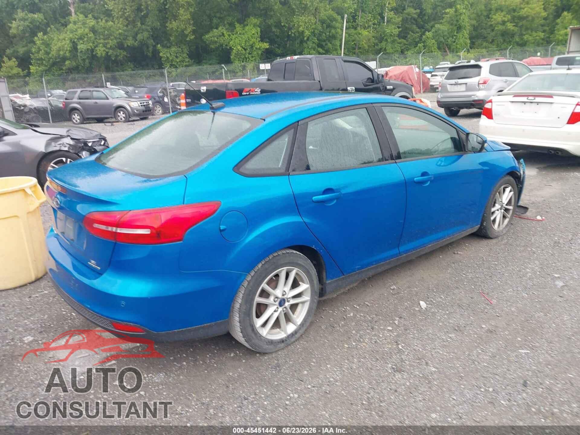 FORD FOCUS 2015 - 1FADP3F23FL286883