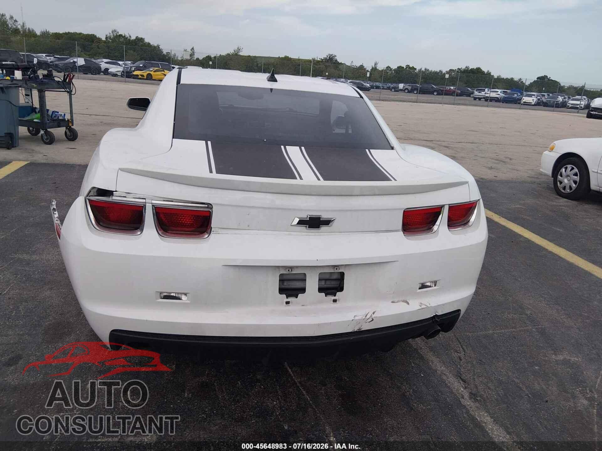 CHEVROLET CAMARO 2012 - 2G1FA1E31C9132459