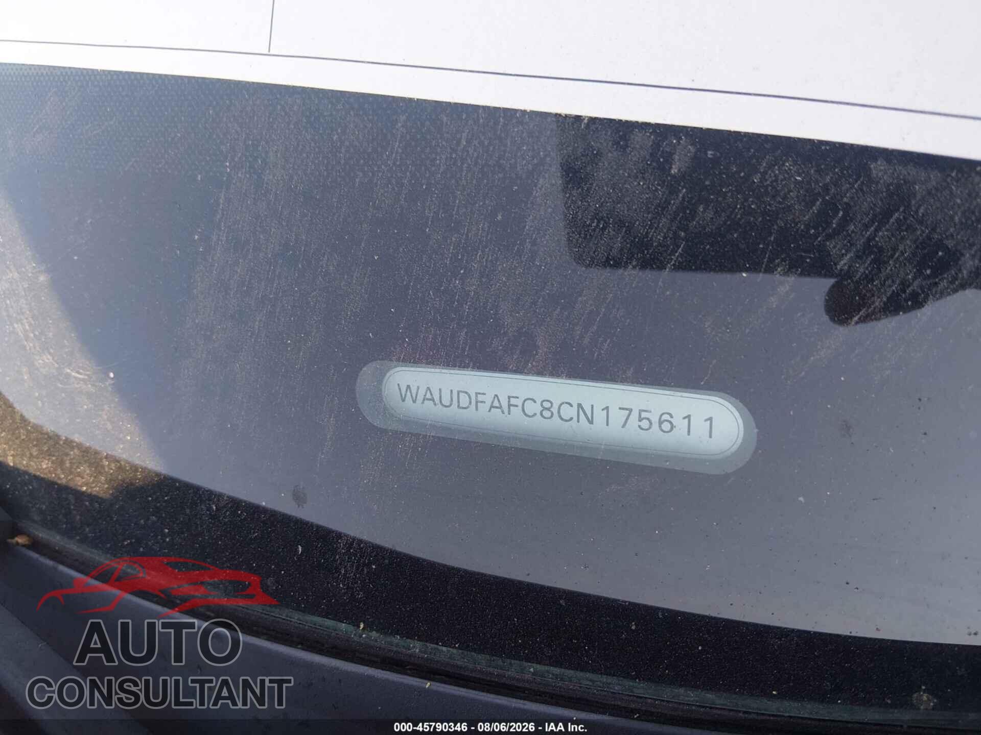 AUDI A6 2012 - WAUDFAFC8CN175611
