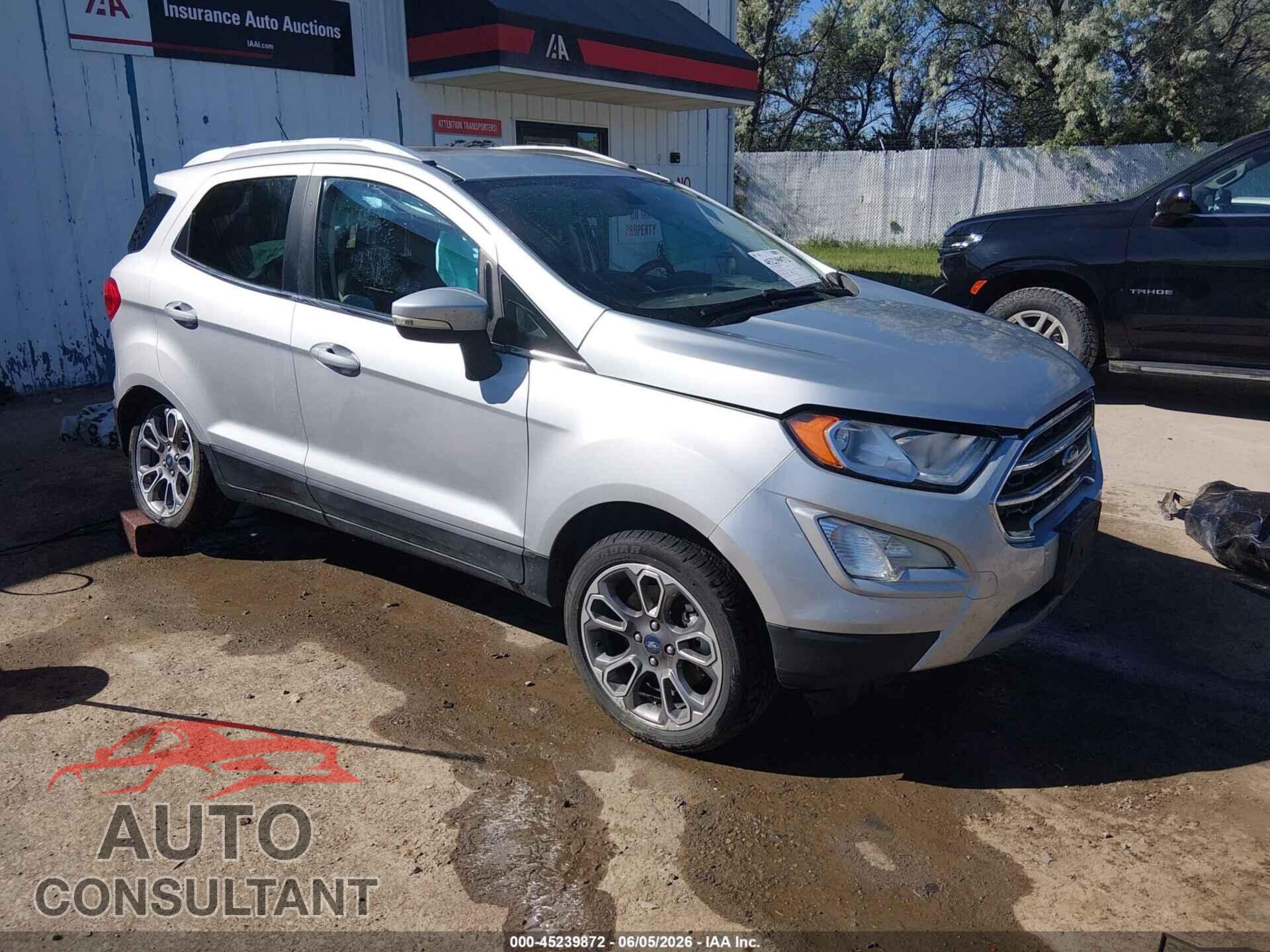 FORD ECOSPORT 2020 - MAJ6S3KL6LC358564