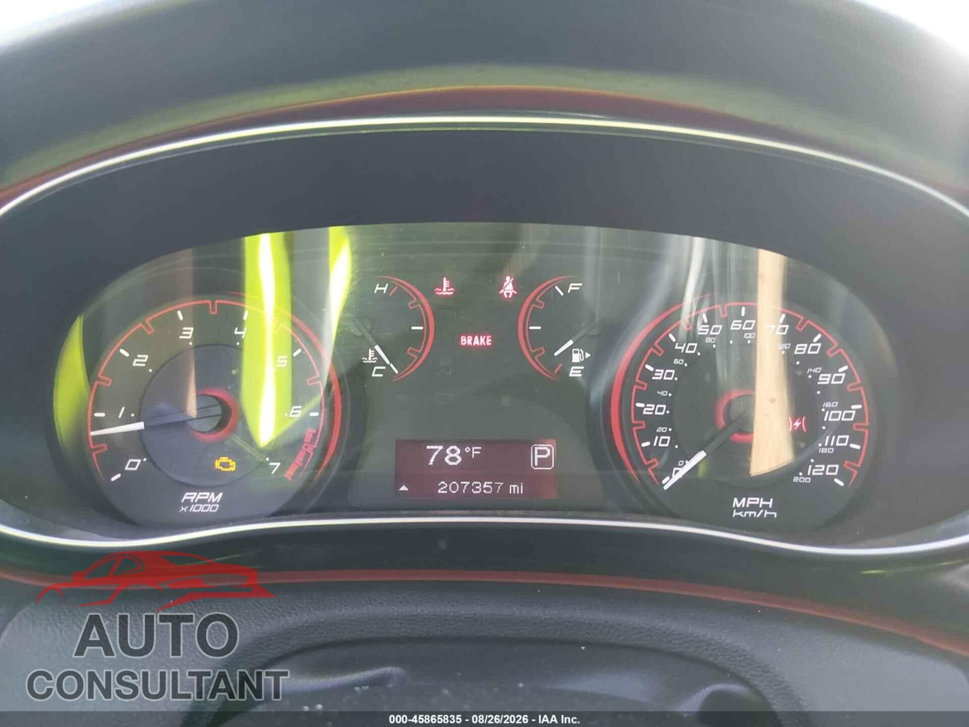 DODGE DART 2015 - 1C3CDFAA2FD310541
