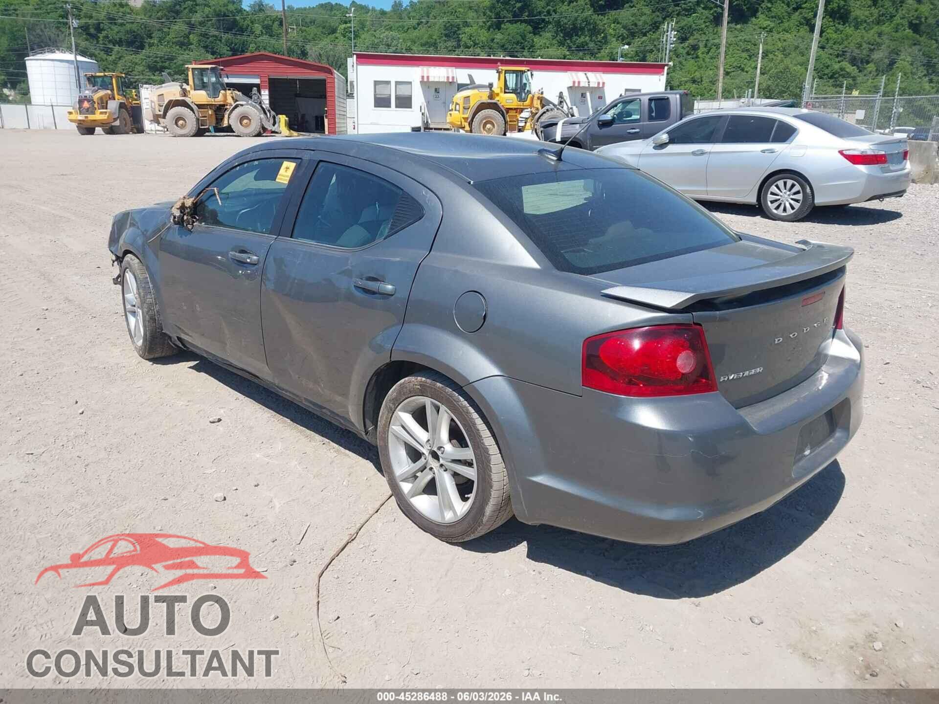 DODGE AVENGER 2012 - 1C3CDZCBXCN200043