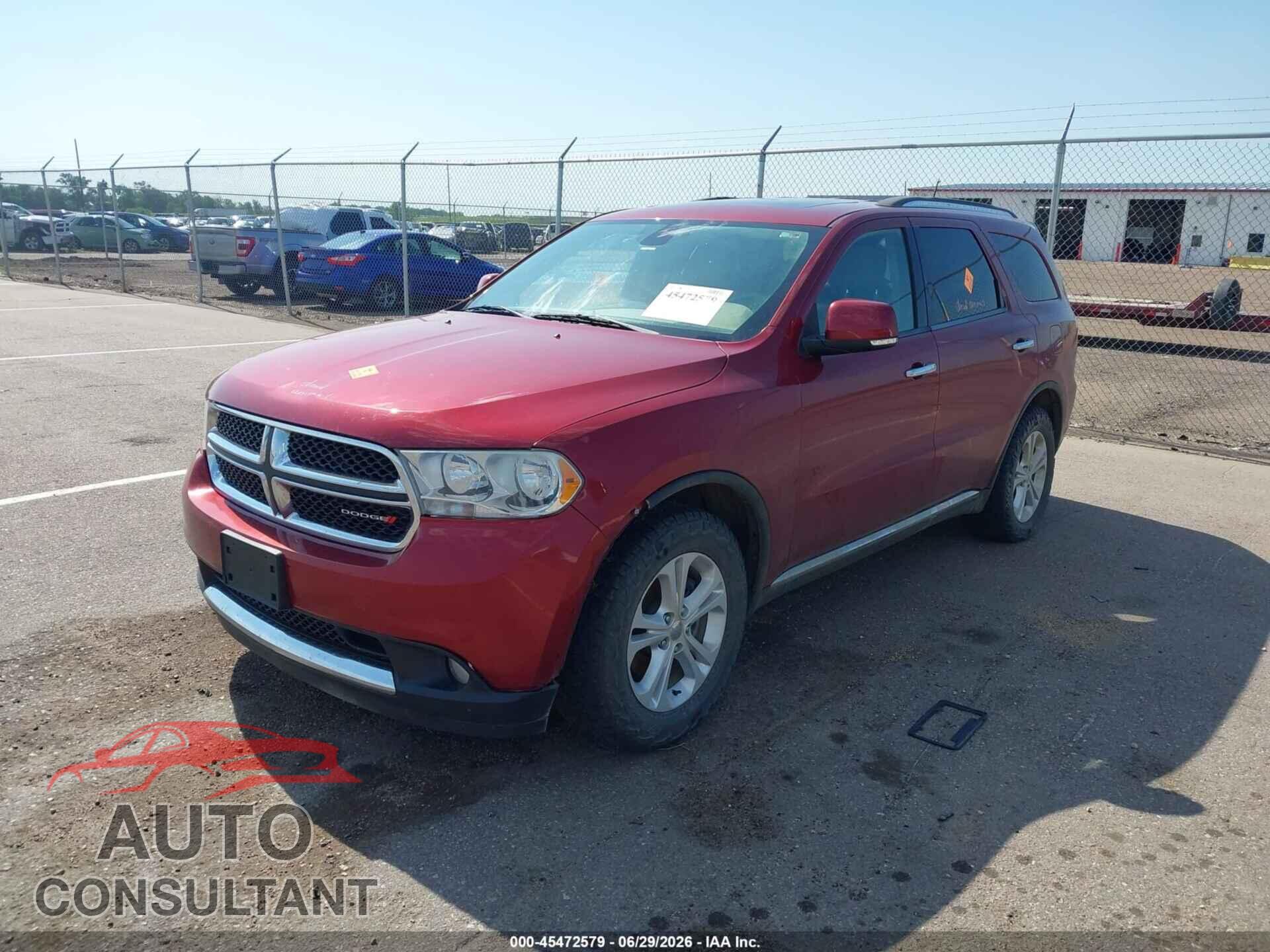 DODGE DURANGO 2013 - 1C4RDJDG1DC663395