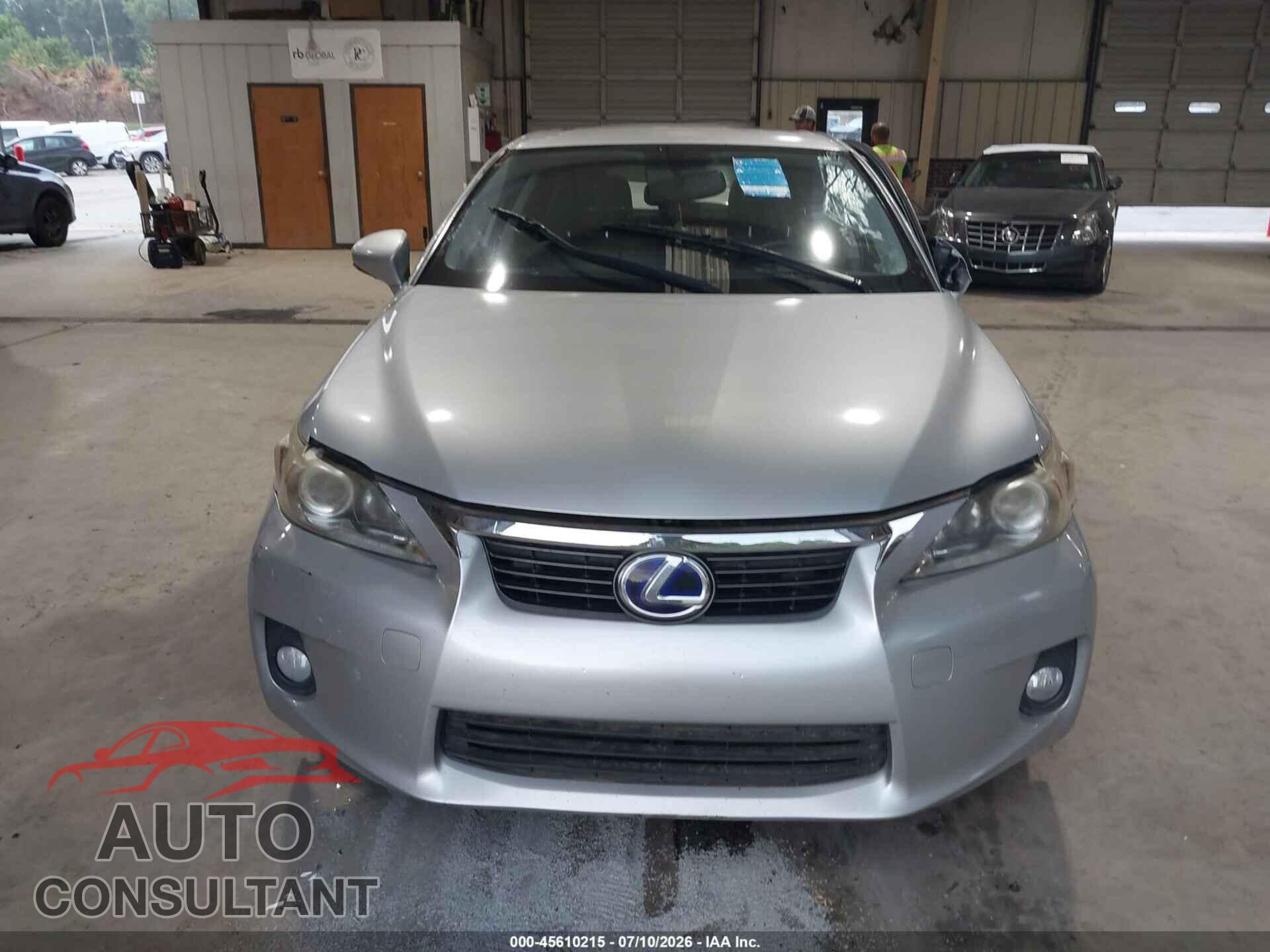 LEXUS CT 200H 2013 - JTHKD5BH6D2148272