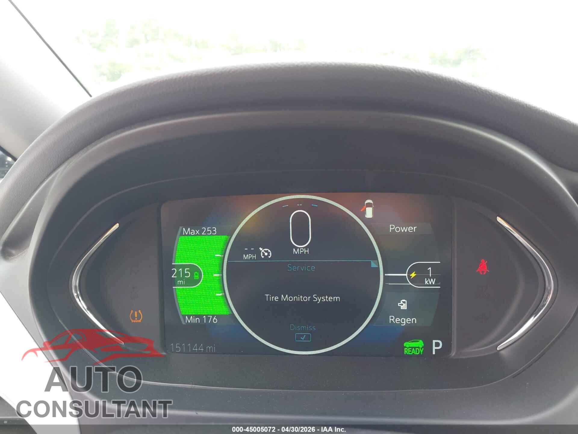 CHEVROLET BOLT EV 2017 - 1G1FX6S04H4187360