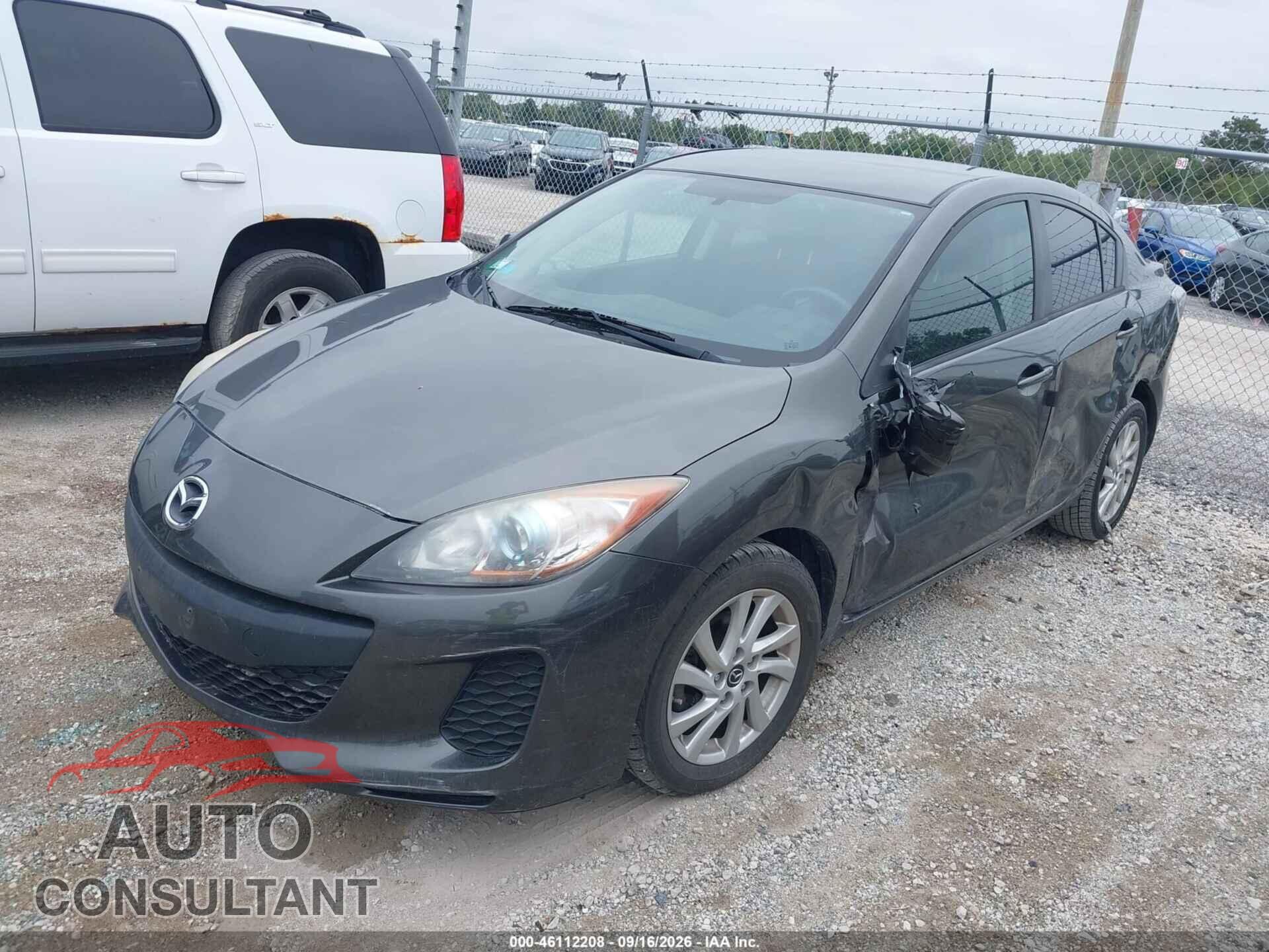MAZDA MAZDA3 2013 - JM1BL1VP2D1825744
