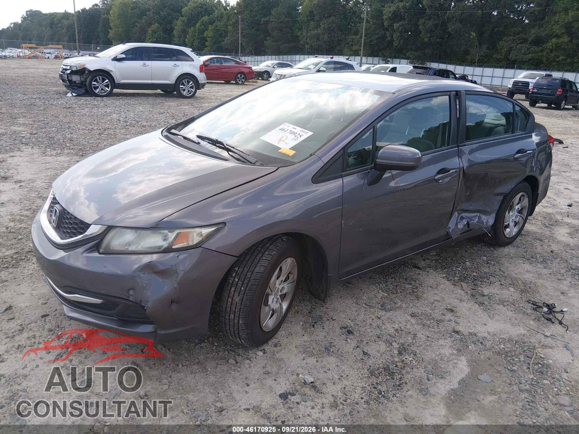 HONDA CIVIC 2014 - 19XFB2E51EE068603