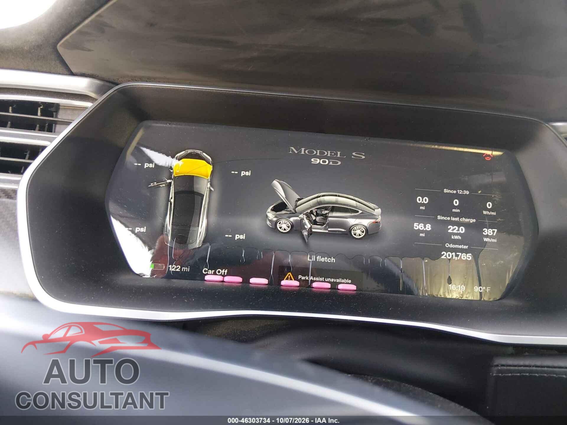 TESLA MODEL S 2016 - 5YJSA1E28GF129394