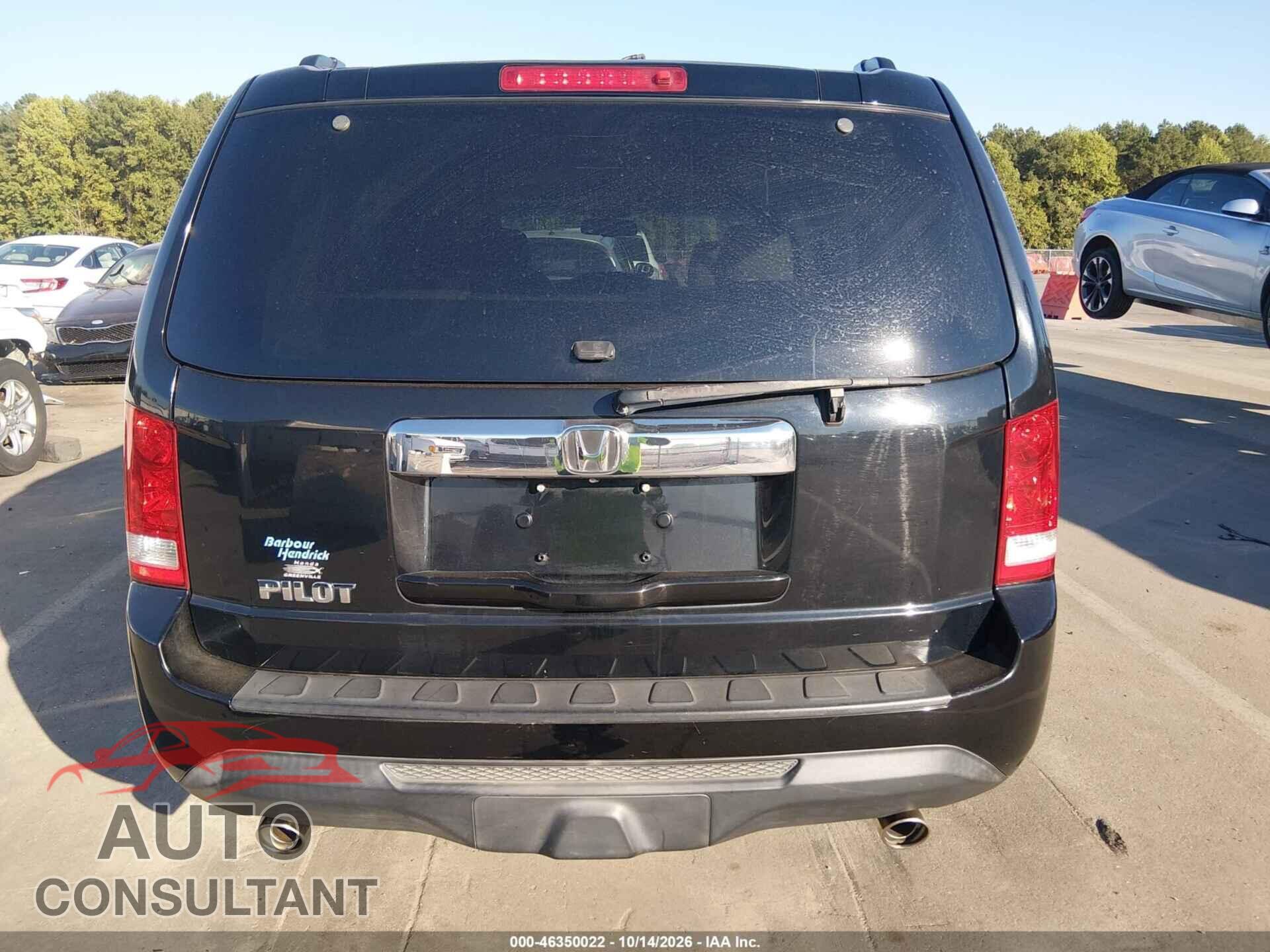 HONDA PILOT 2015 - 5FNYF3H54FB012486