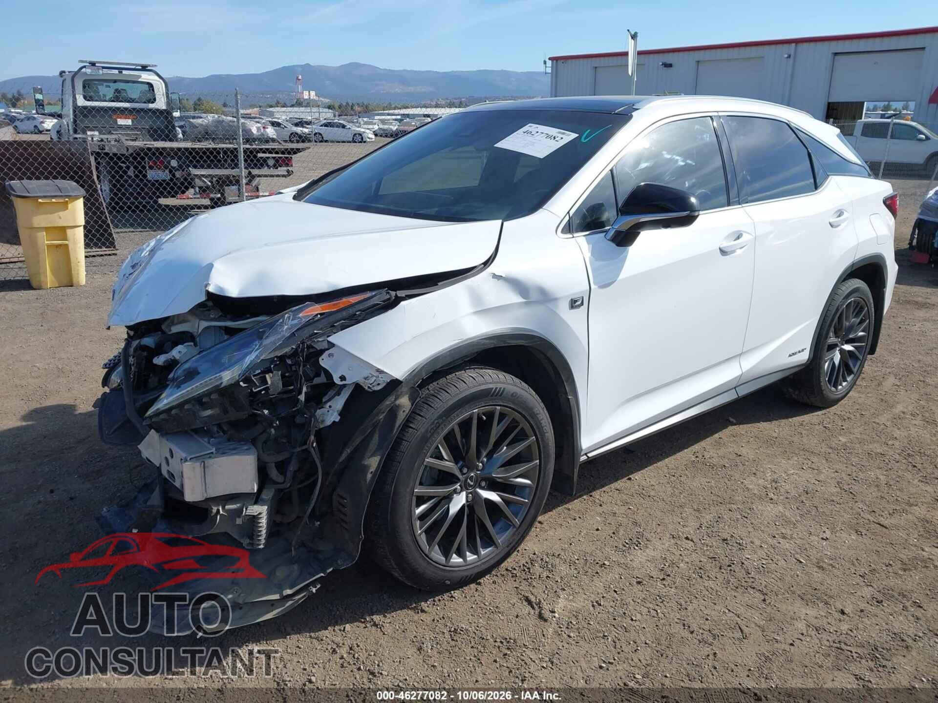 LEXUS RX 450H 2019 - 2T2BGMCA9KC037391
