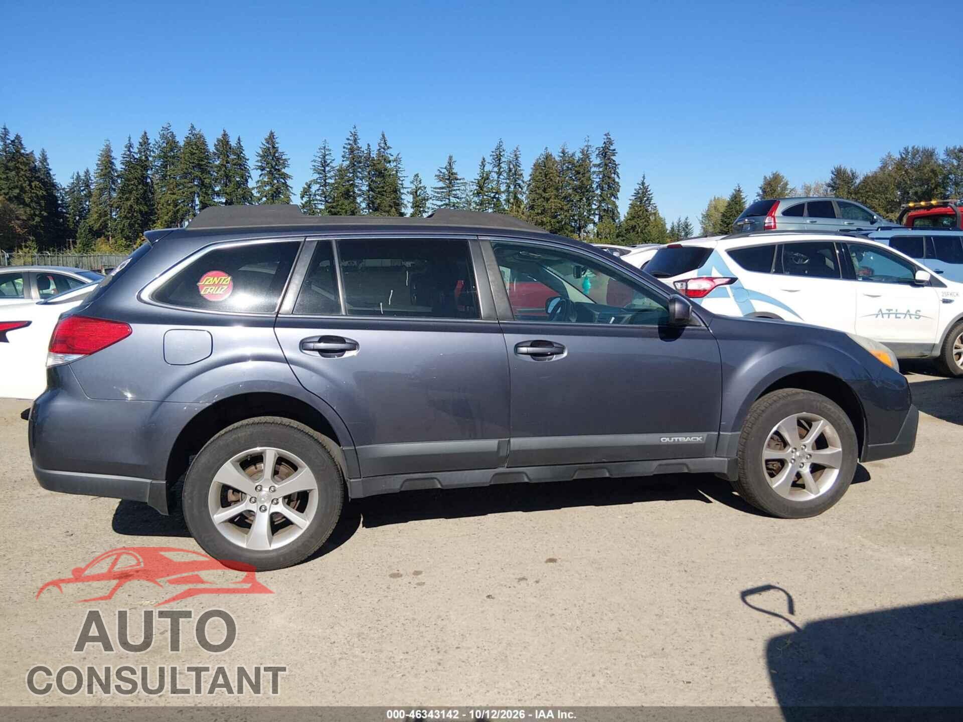SUBARU OUTBACK 2014 - 4S4BRBLC8E3299206