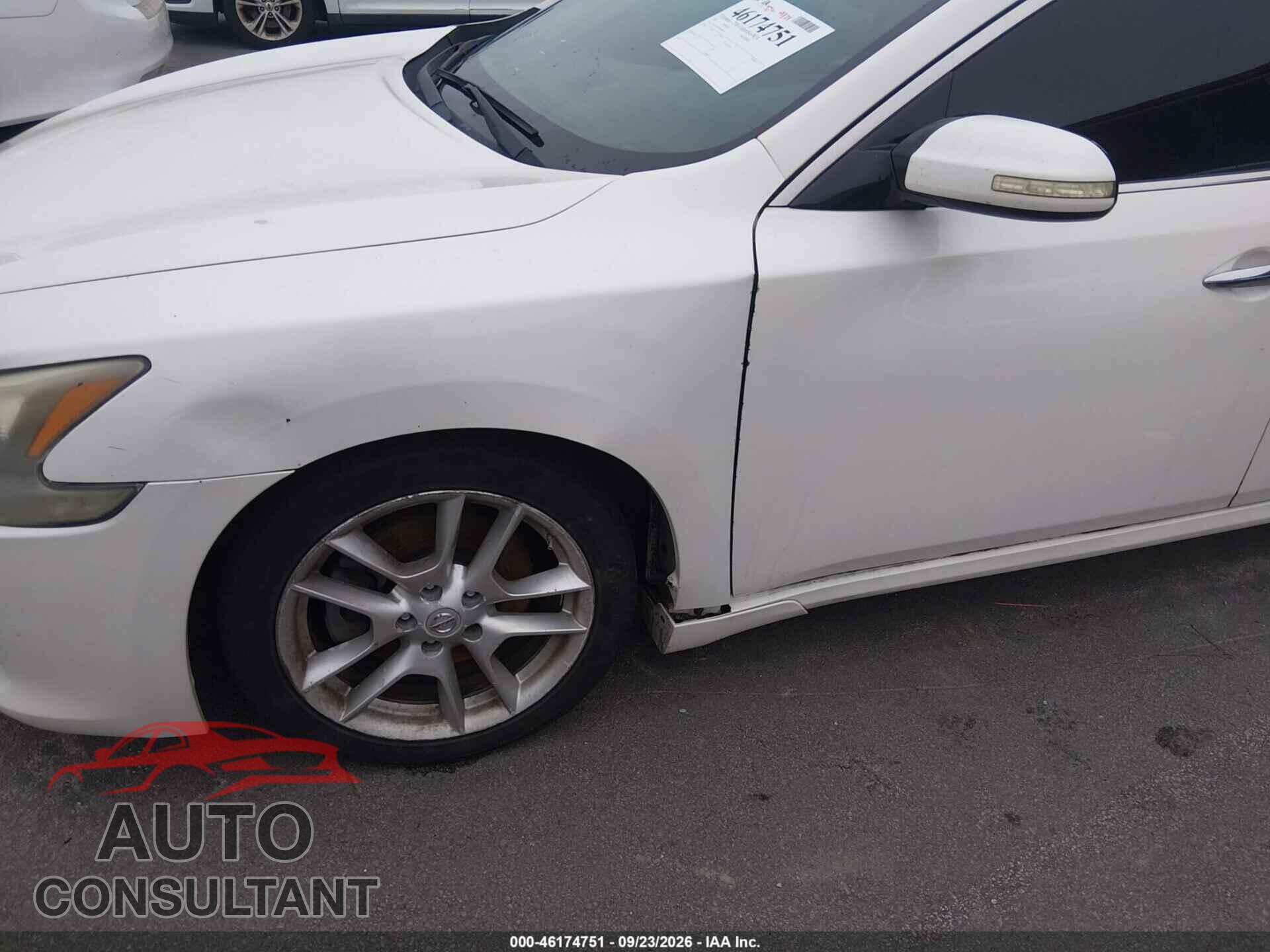 NISSAN MAXIMA 2011 - 1N4AA5AP8BC856485