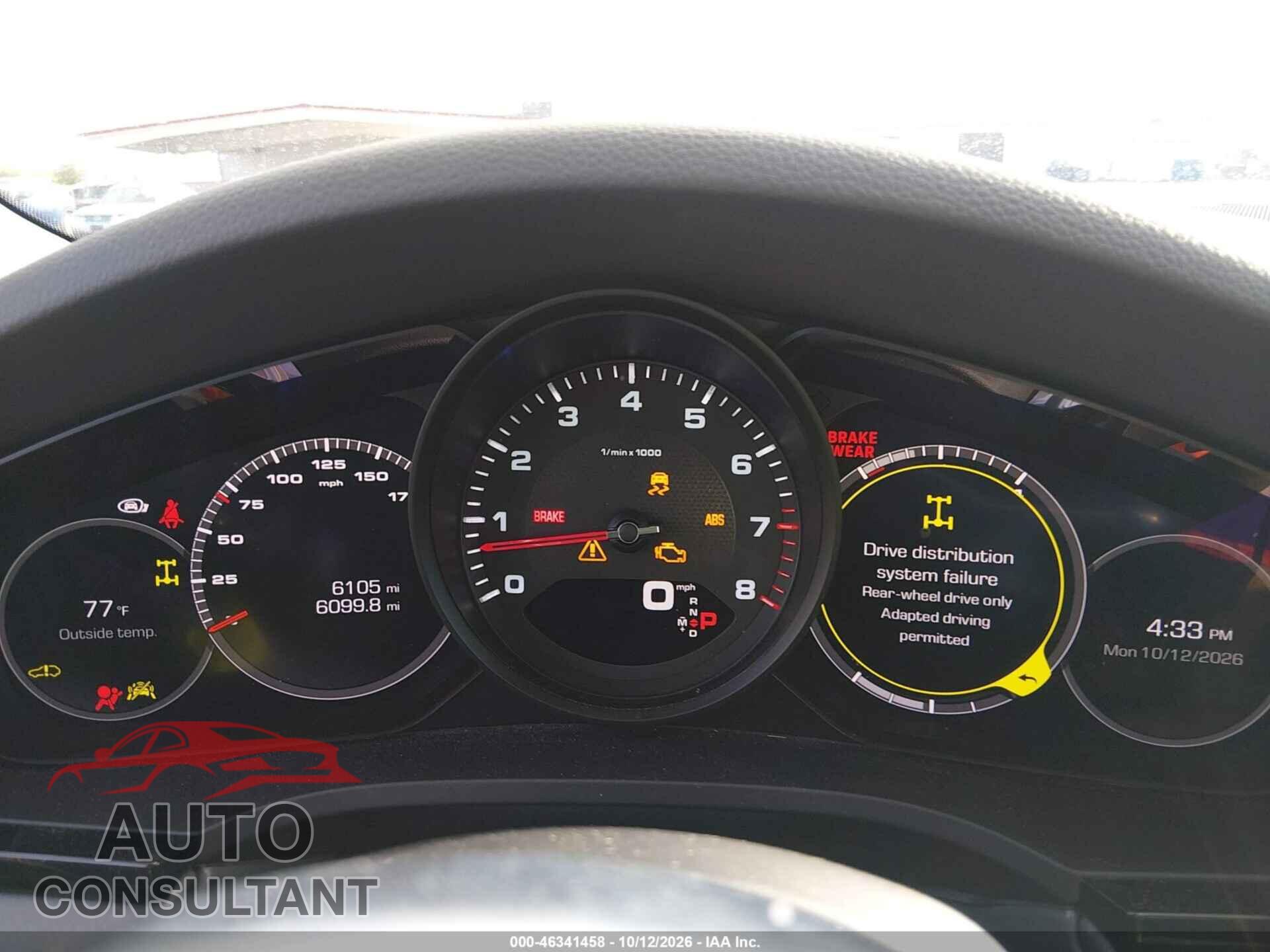 PORSCHE CAYENNE 2021 - WP1AA2AY3MDA08012