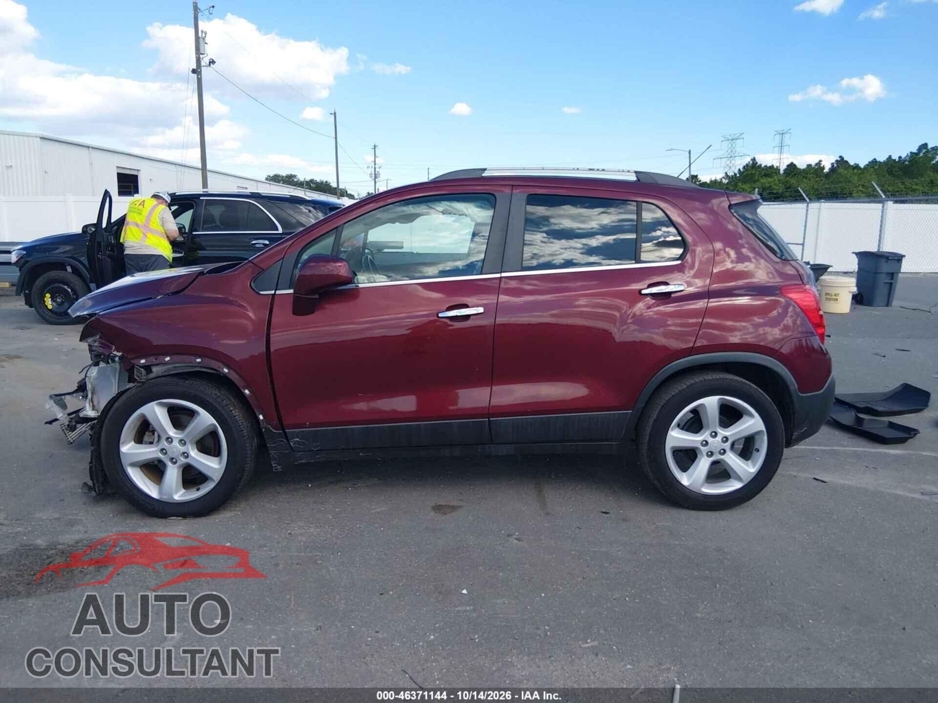CHEVROLET TRAX 2016 - 3GNCJMSB7GL160168