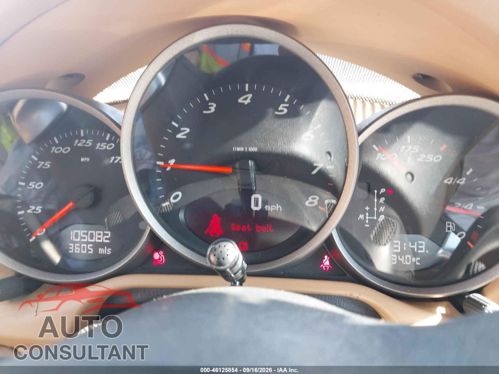 PORSCHE BOXSTER 2011 - WP0CA2A86BS710621