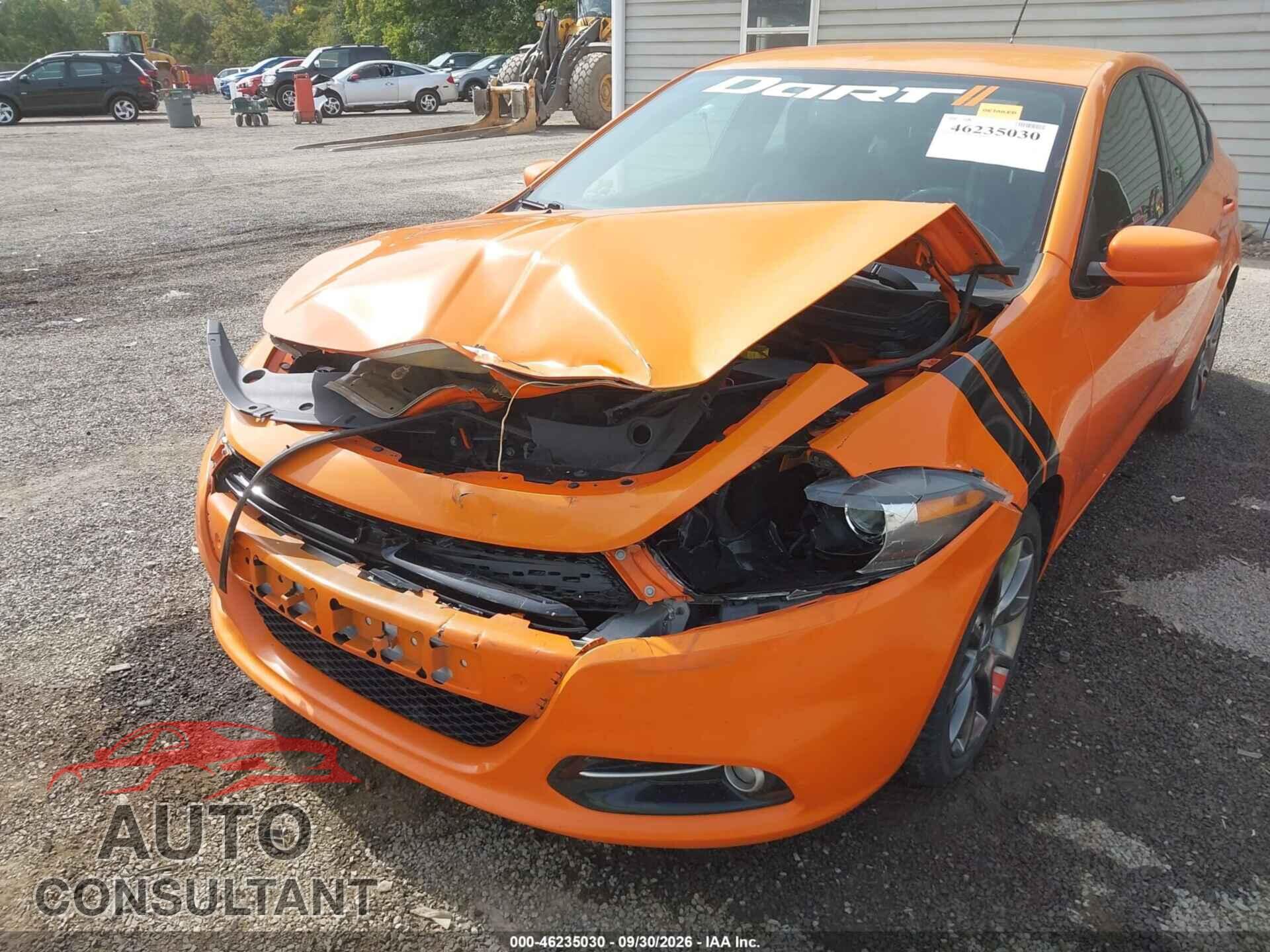 DODGE DART 2014 - 1C3CDFBB7ED668482