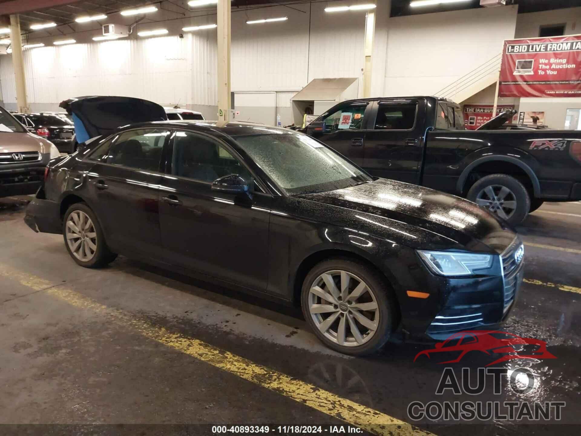 AUDI A4 2017 - WAUANAF41HN039147