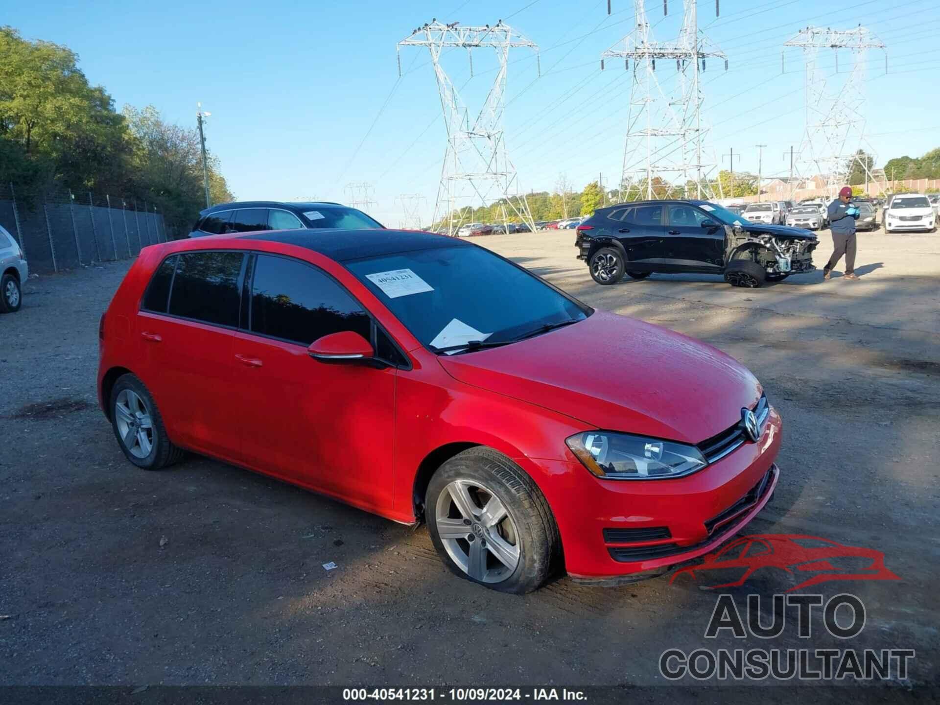 VOLKSWAGEN GOLF 2017 - 3VW217AUXHM071177