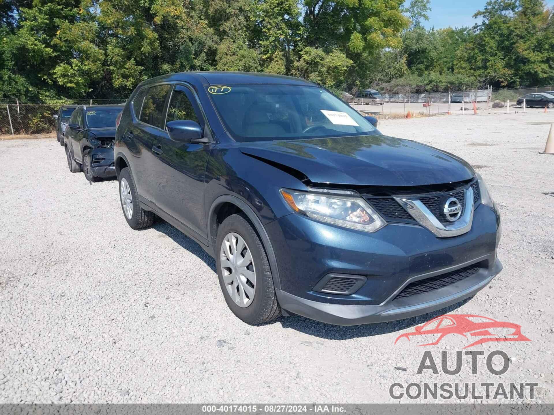 NISSAN ROGUE 2016 - KNMAT2MVXGP673571